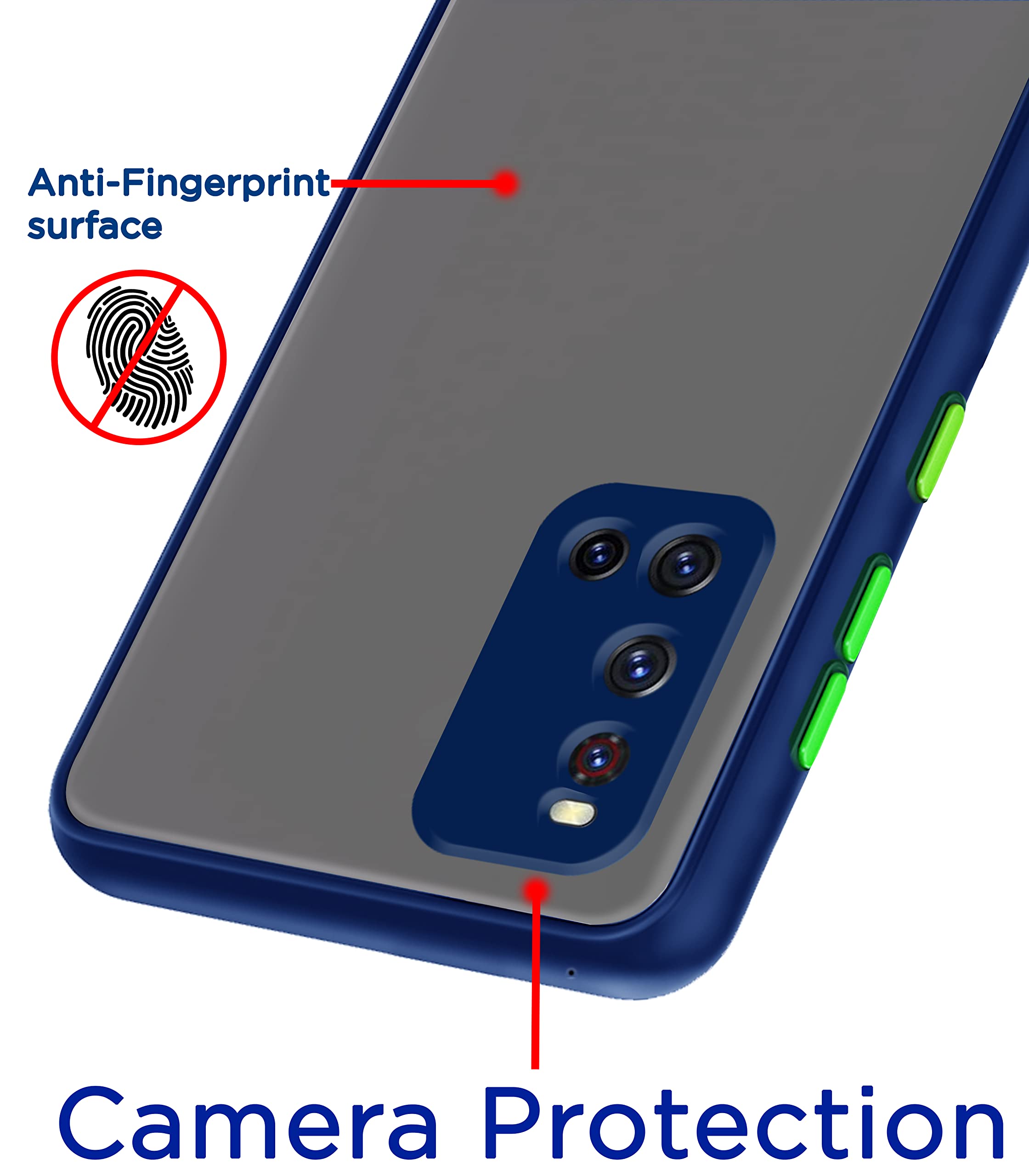 Pikkme blue back cover for Vivo V19 – photo 2
