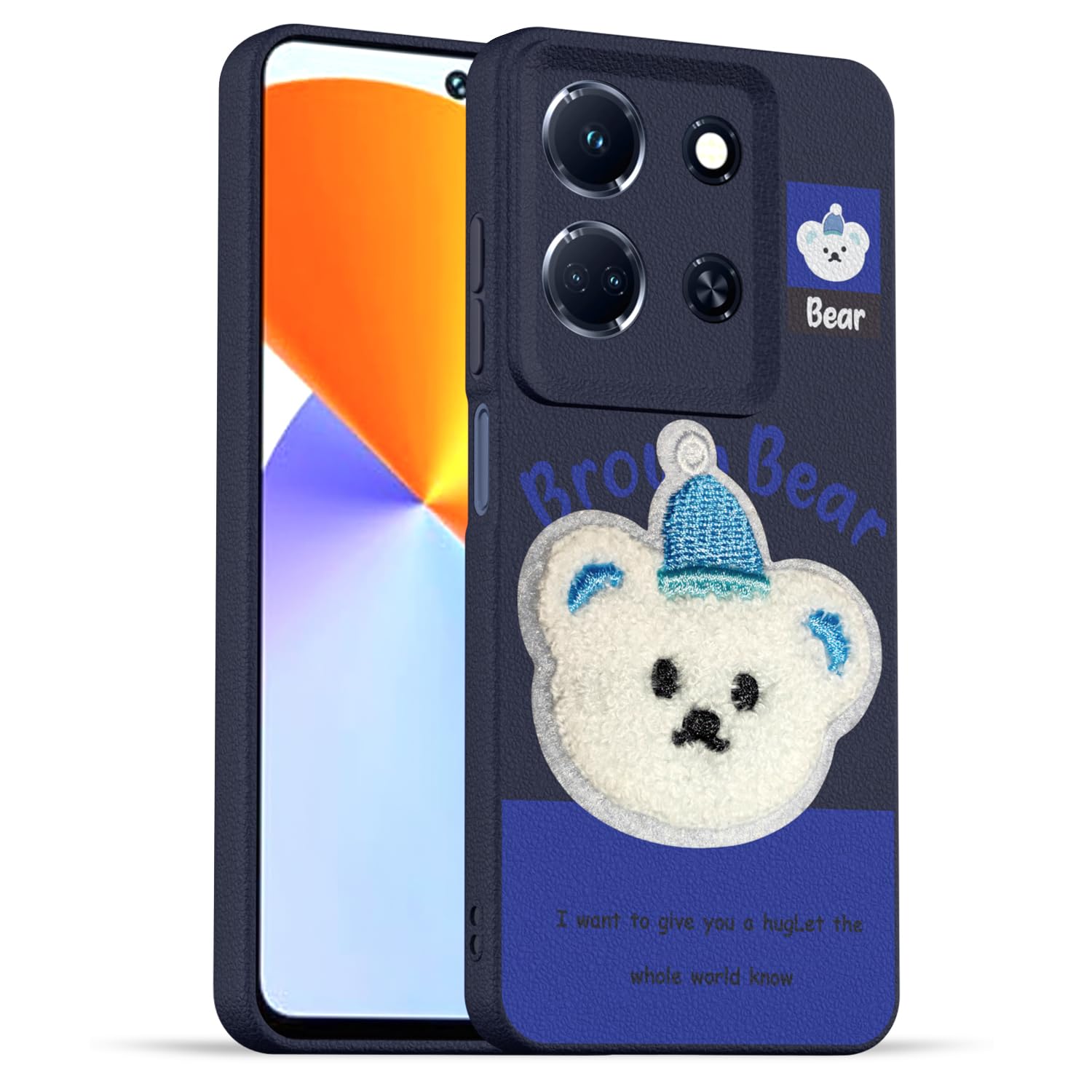 Pikkme blue mobile back cover for Infinix Note 30 5G