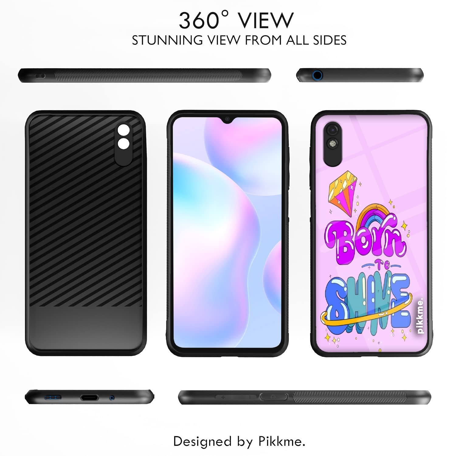 Redmi 9A/9i/9A Sport Hybrid mobile back cover by Pikkme – photo 2