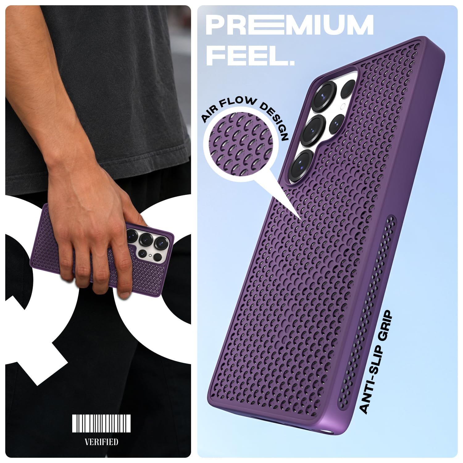 Samsung S25 Ultra 5G MagSafe phone cover in purple by Pikkme – photo 2