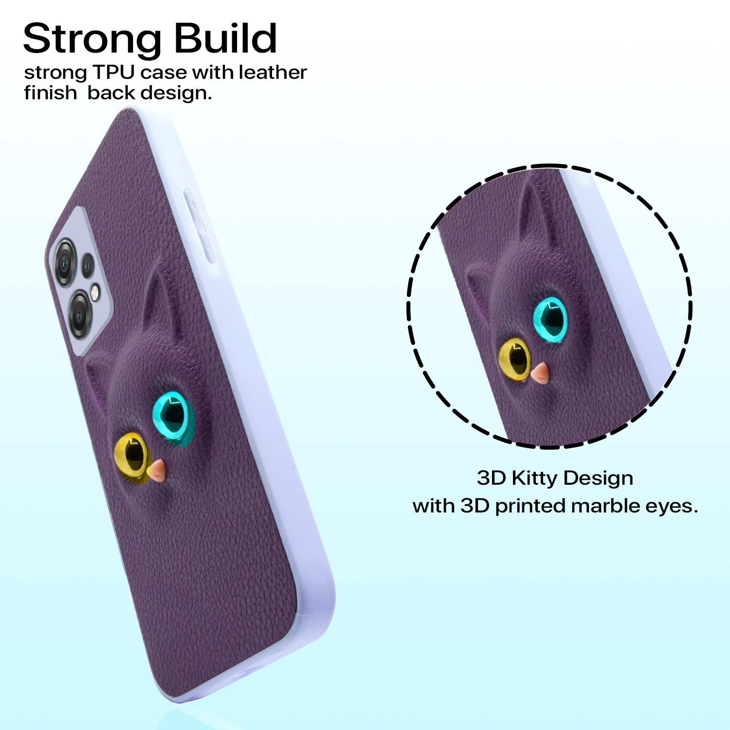 OnePlus Nord CE 2 Lite 5G mobile back cover in purple by Pikkme – photo 2