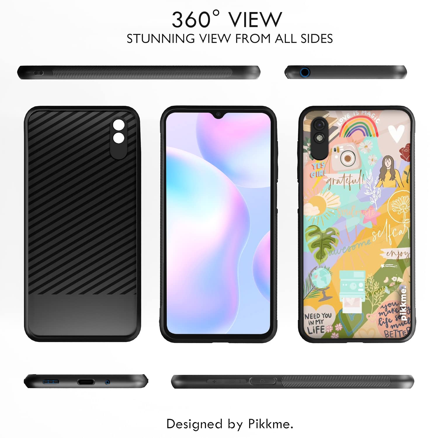 Redmi 9A/9i/9A Sport Hybrid back cover by Pikkme – photo 2