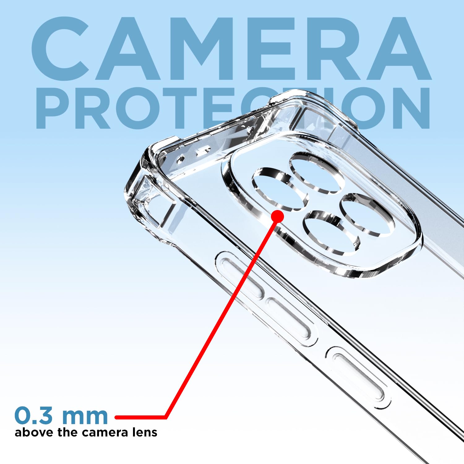 Pikkme Oppo F29 5G PC + TPU Clear Transparent Back Cover (Transparent)