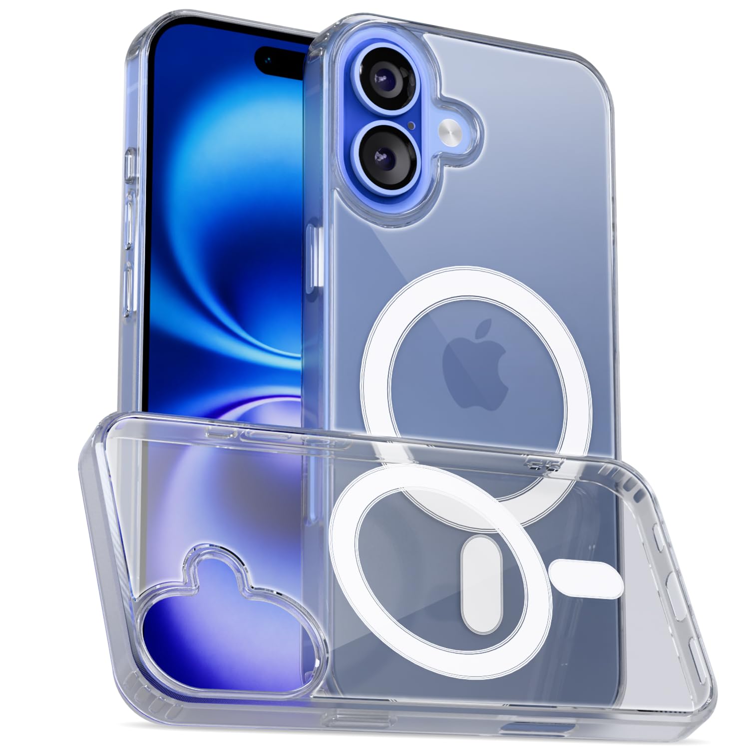 Pikkme iPhone 16 transparent mobile back cover