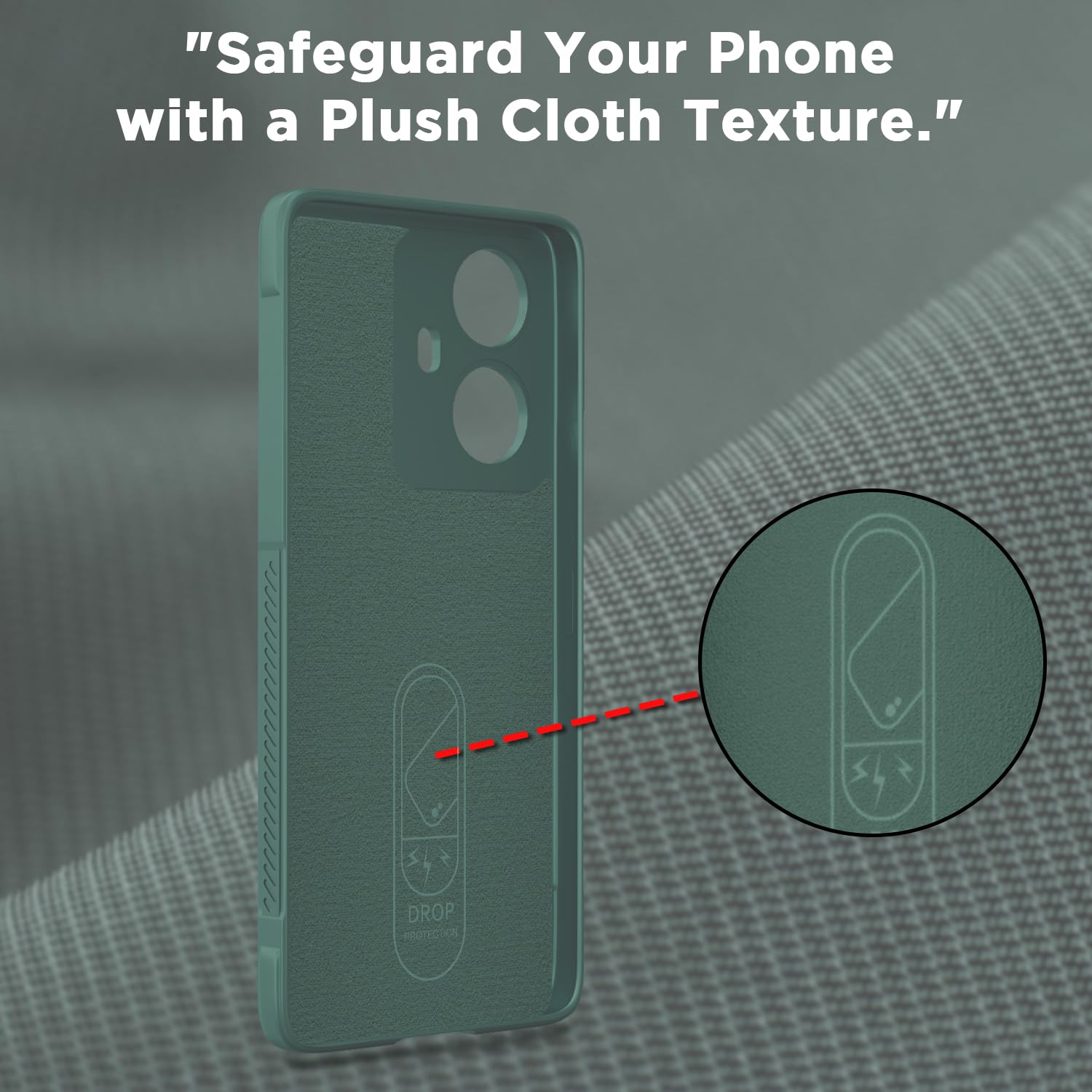 Pikkme green Liquid Silicone back cover for Realme 10 Pro Plus 5G – photo 6