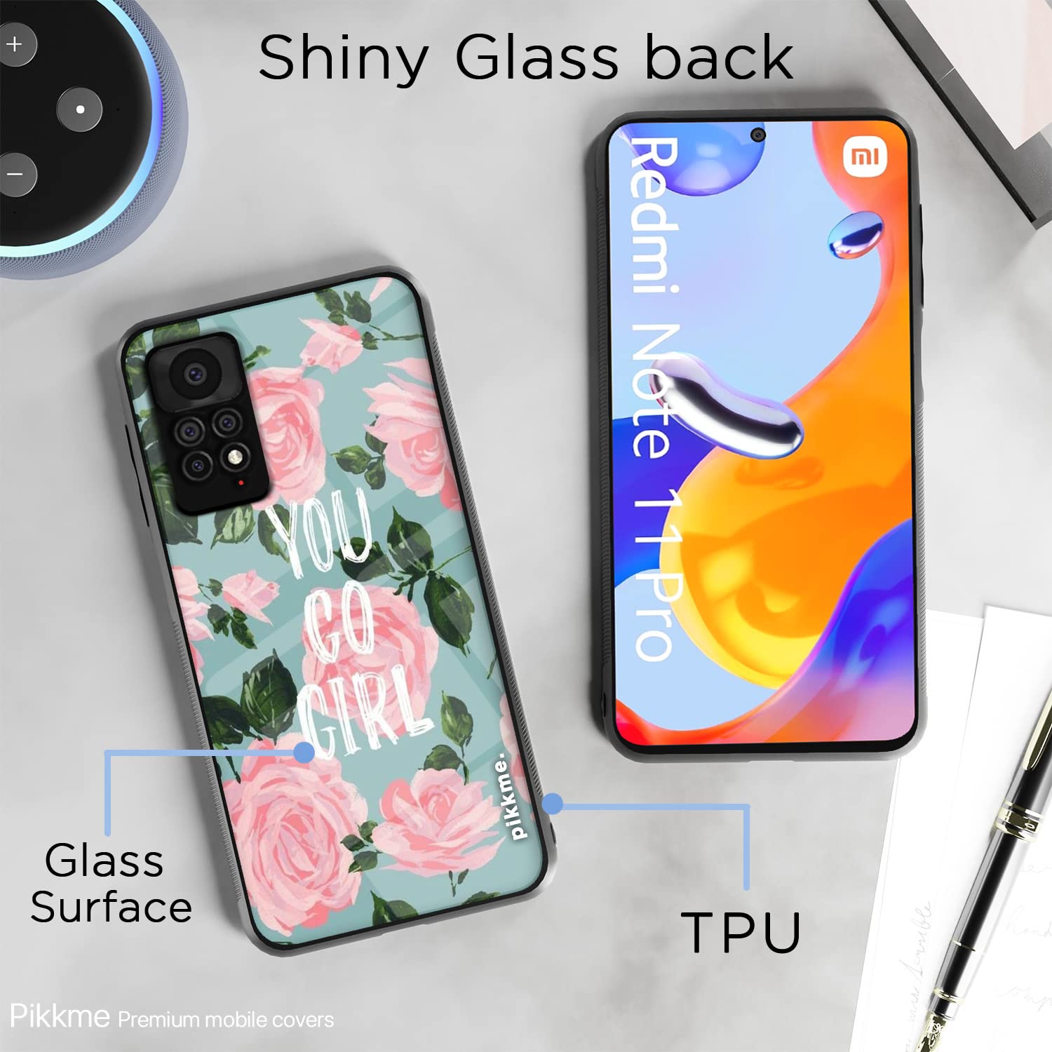 Pikkme Redmi Note 11 Pro/Note 11 Pro Plus 5G Flower mobile back cover – photo 3