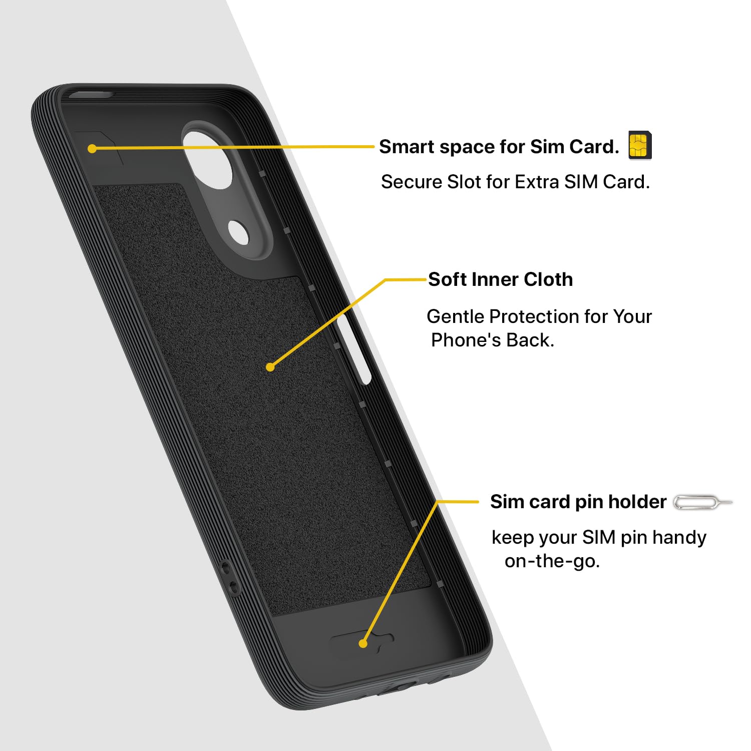 Grey Gencase mobile back cover for Vivo T5e – Pikkme – photo 6