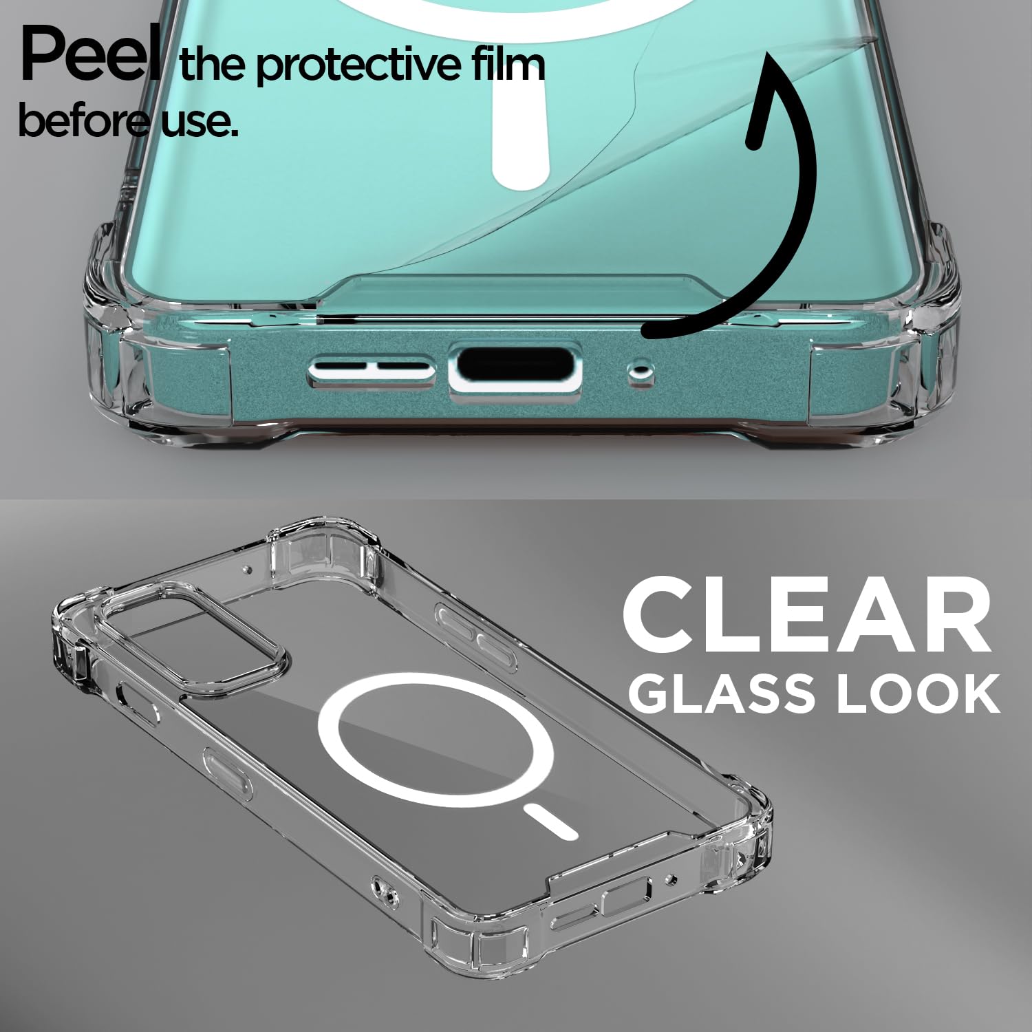 Transparent mag-safe back cover for OnePlus Nord 2 5G – Pikkme – photo 3