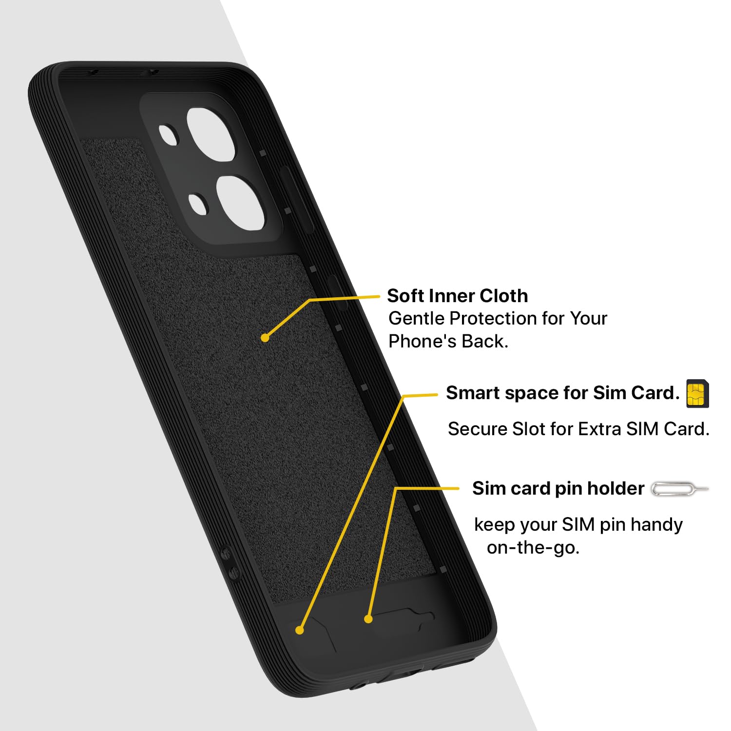 Black Silicone phone cover for Oppo F31/F33 5G – Pikkme – photo 6