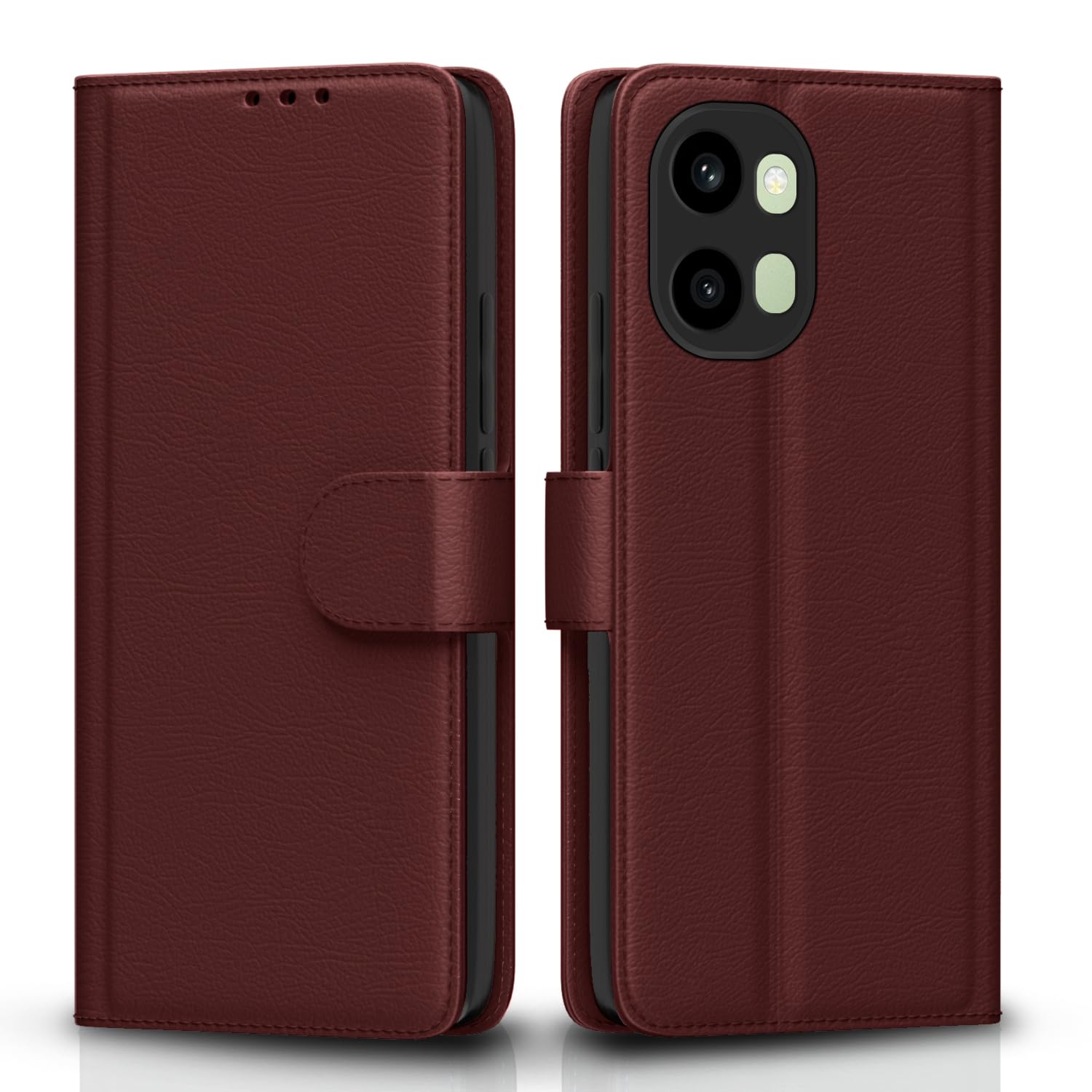 Pikkme OnePlus 15R 5G brown flip cover
