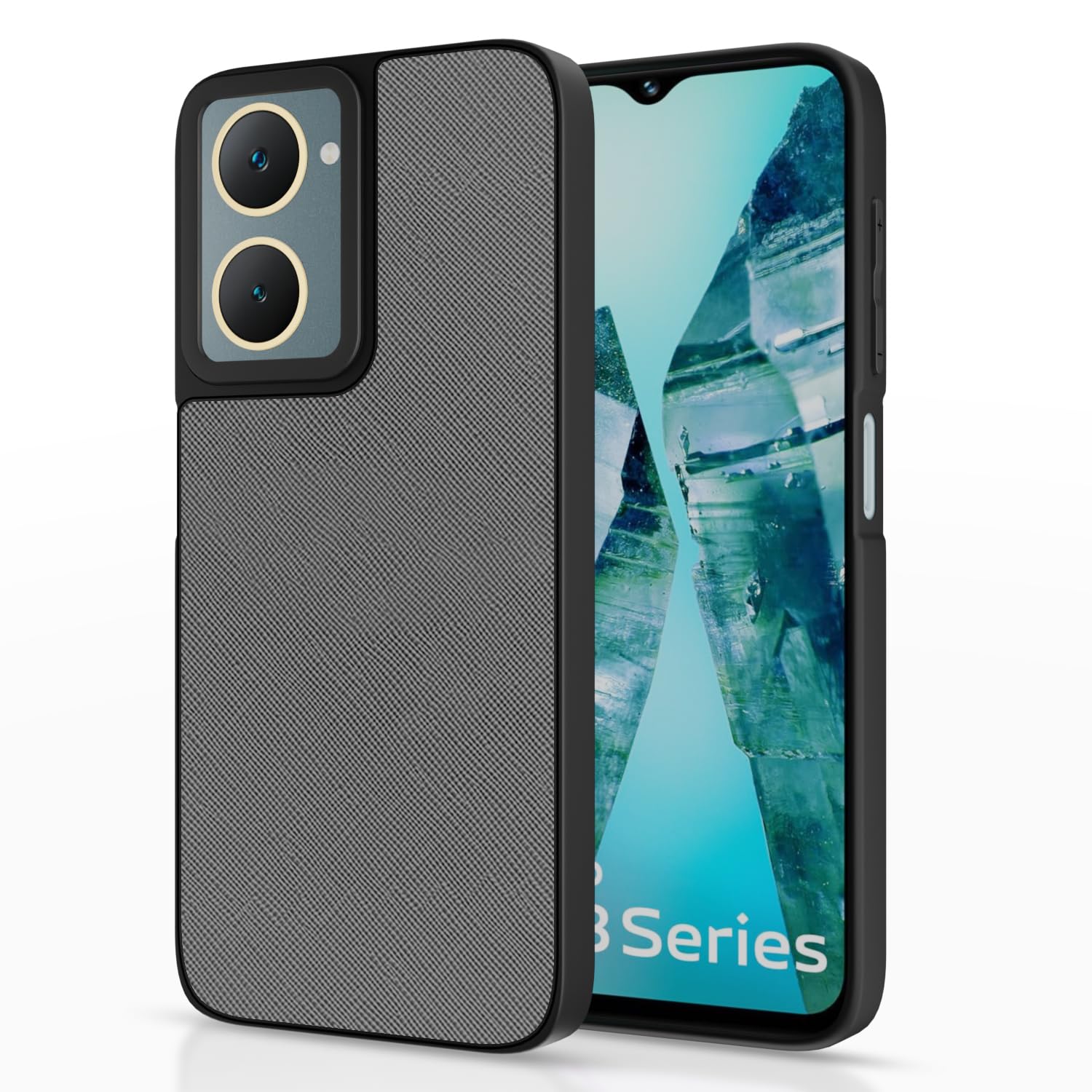 iQOO Z9 Lite 5G/Vivo T3 Lite 5G/Vivo Y18/Y18e/Y03 mobile cover in grey by Pikkme
