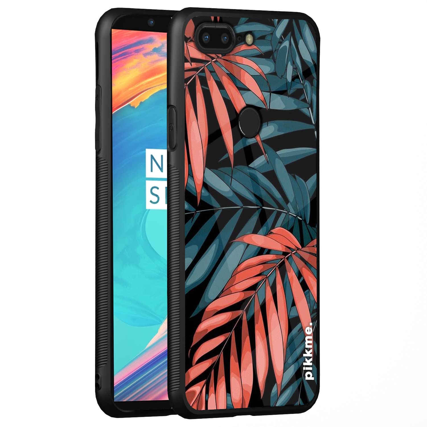 Pikkme OnePlus 5T Flower mobile back cover