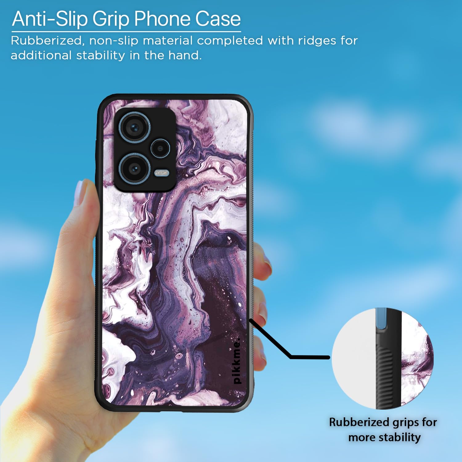 Pikkme Redmi Note 12 Pro Plus 5G Hybrid mobile cover – photo 5