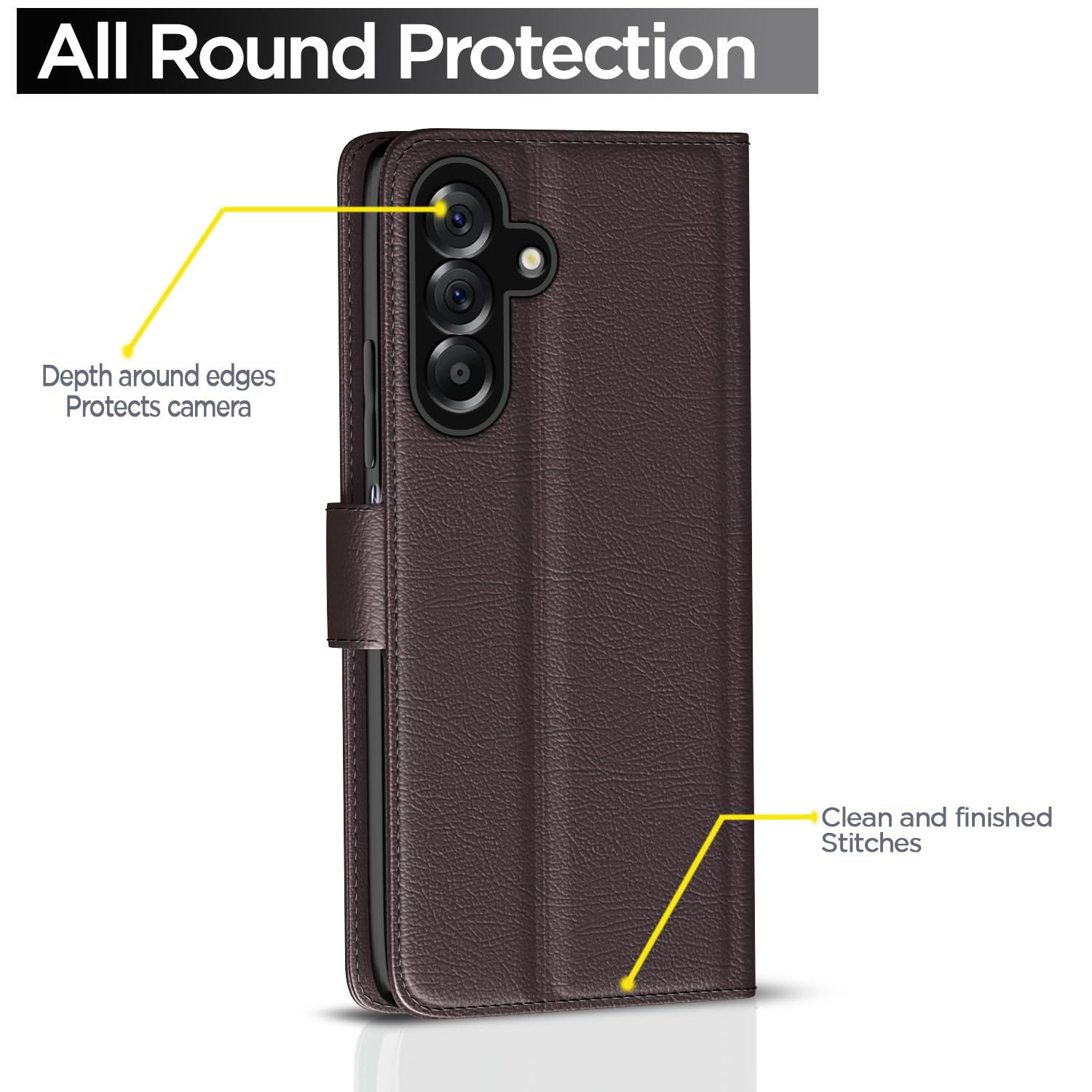 Pikkme coffee Wallet flip case for Samsung A26 5G – photo 4