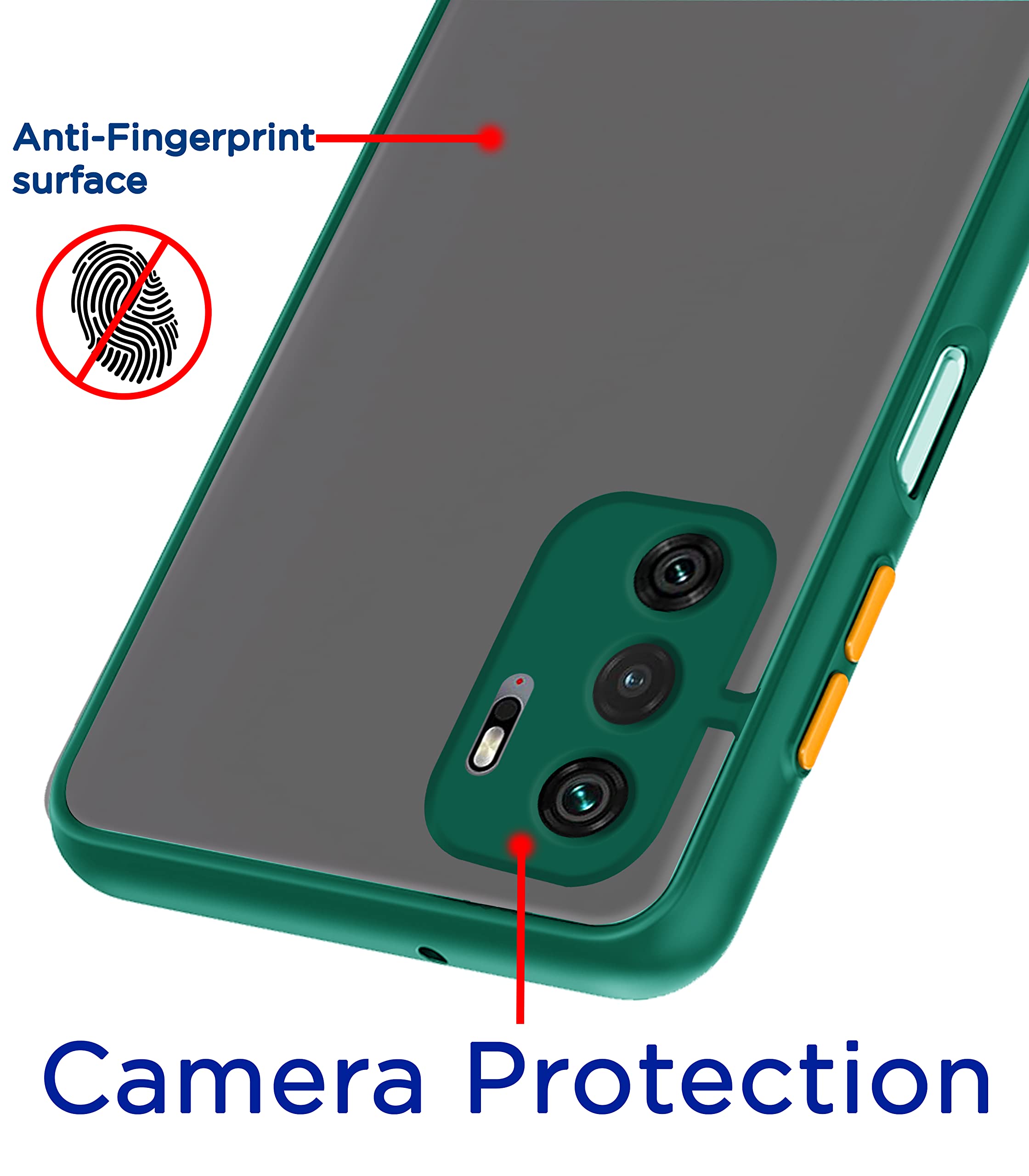 Redmi Note 10T/Poco M3 Pro 5G back cover in green by Pikkme – photo 2