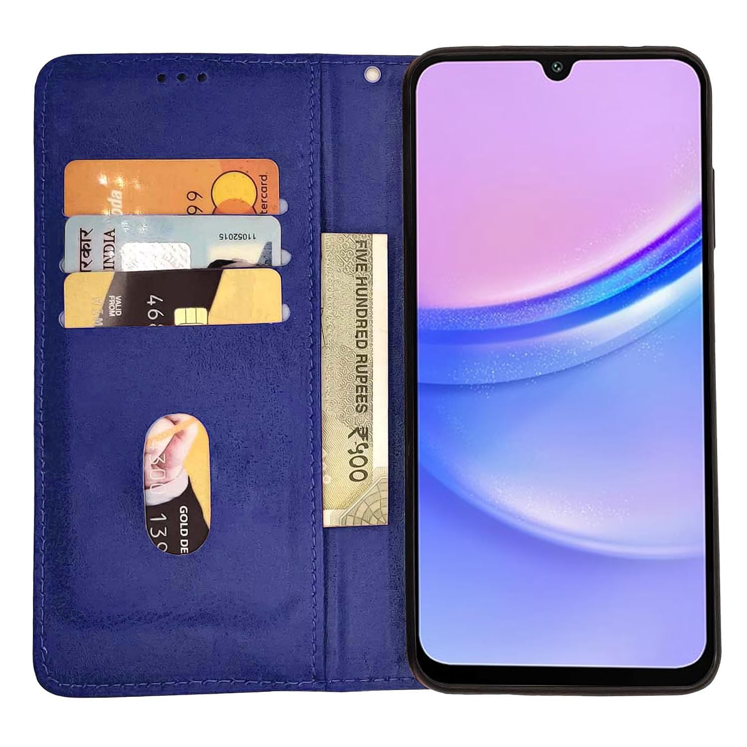 Pikkme blue mobile flip cover for Samsung F15/M15/M15 Prime 5G – photo 2