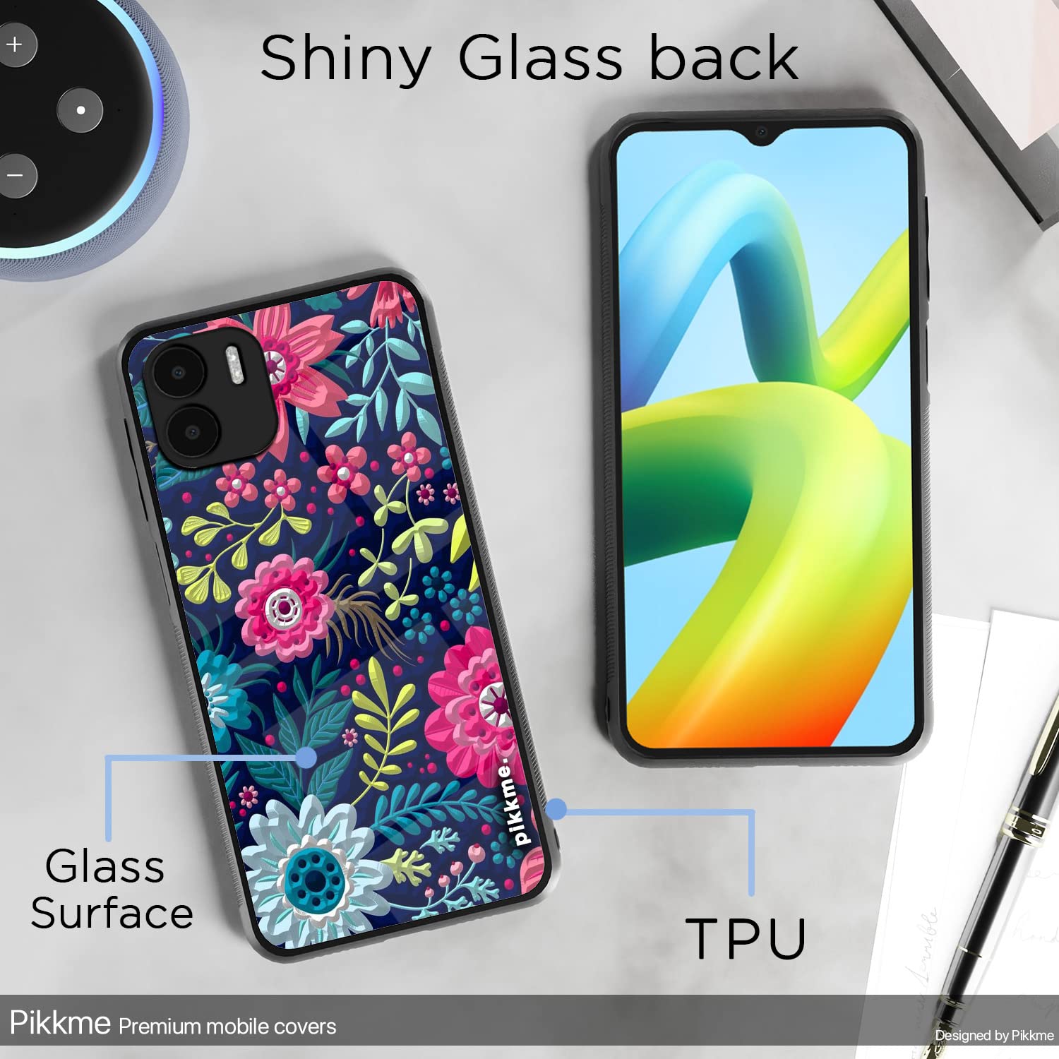 Flower Mobile back cover for Redmi A1/A2 – Pikkme – photo 3