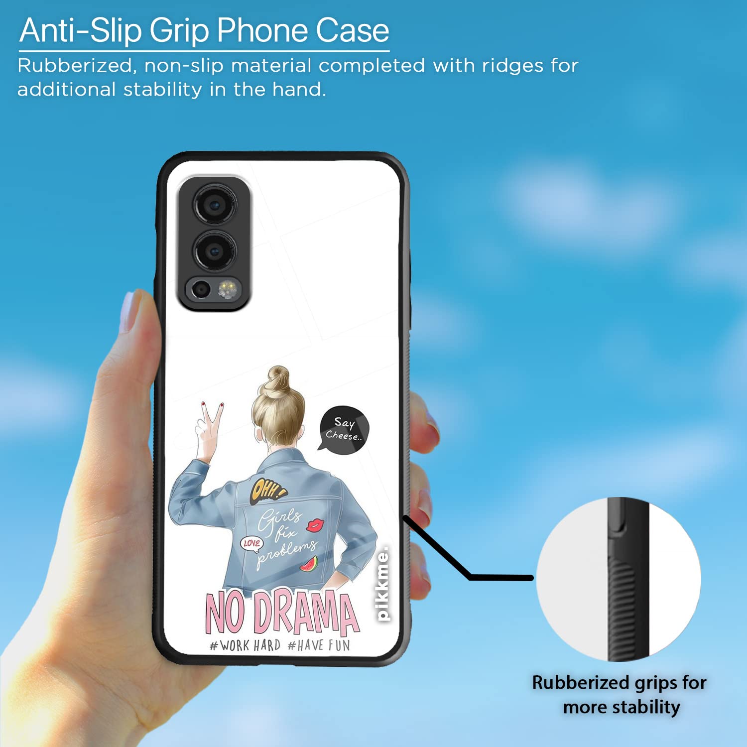 OnePlus Nord 2 5G Hybrid back cover by Pikkme – photo 5