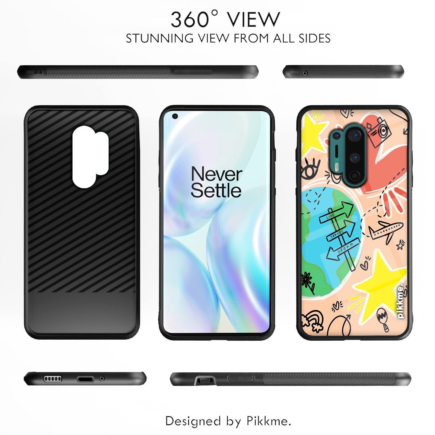 Pikkme Hybrid phone cover for OnePlus 8 Pro – photo 2