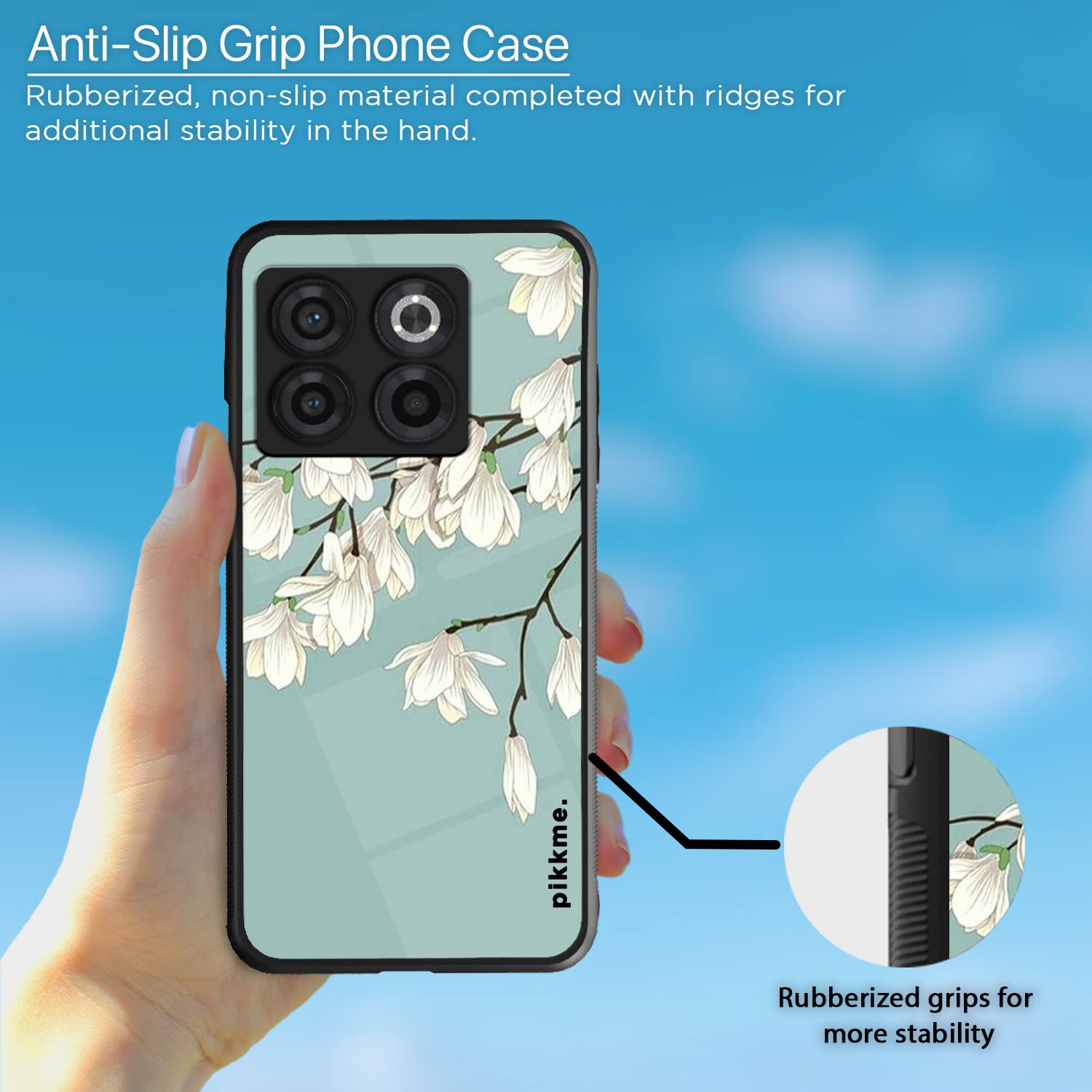 Pikkme OnePlus 10T 5G Flower back cover – photo 5