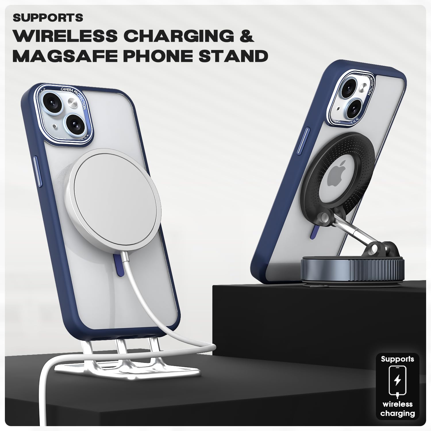 Pikkme iPhone 14 blue mag-safe phone cover – photo 5