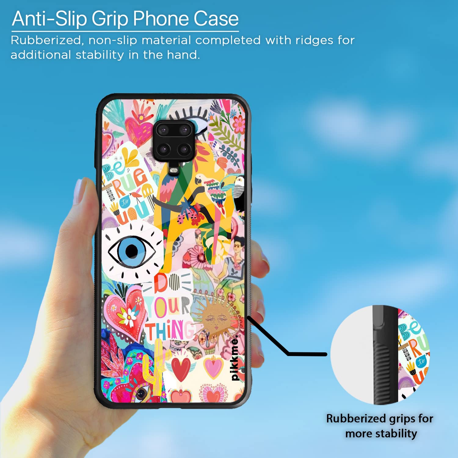 Redmi Note 9 Pro/Note 9 Pro Max/Note 10 Lite Flower mobile back cover by Pikkme – photo 5