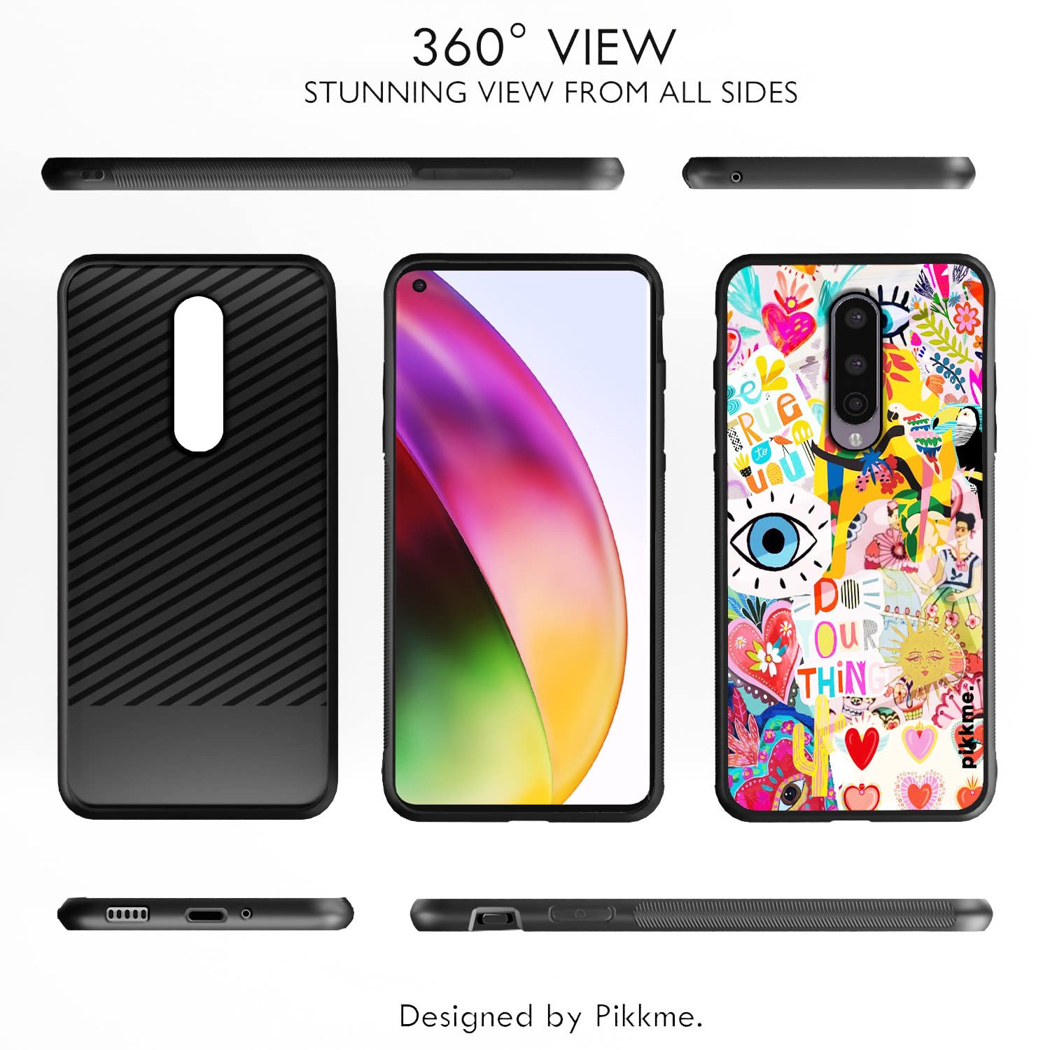 Pikkme OnePlus 8 Flower phone cover – photo 2