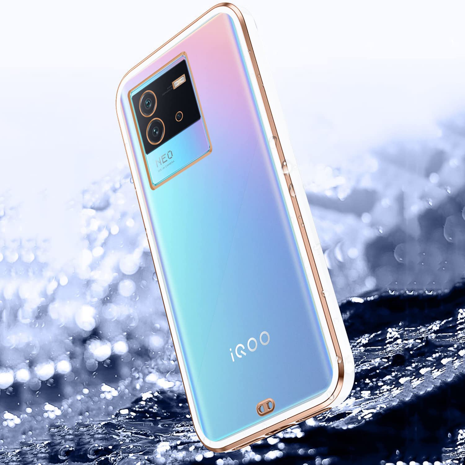 Pikkme iQOO Neo 6 5G Chrome white phone cover – photo 4