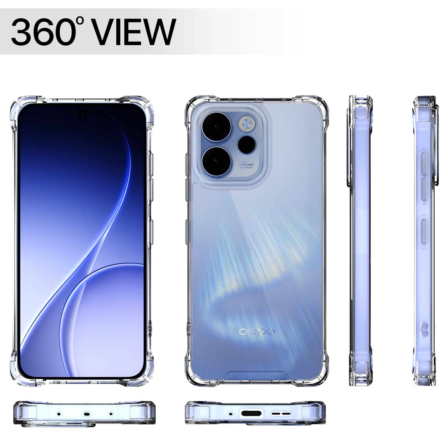 Pikkme Oppo Reno 15F 5G Clear transparent phone cover – photo 7