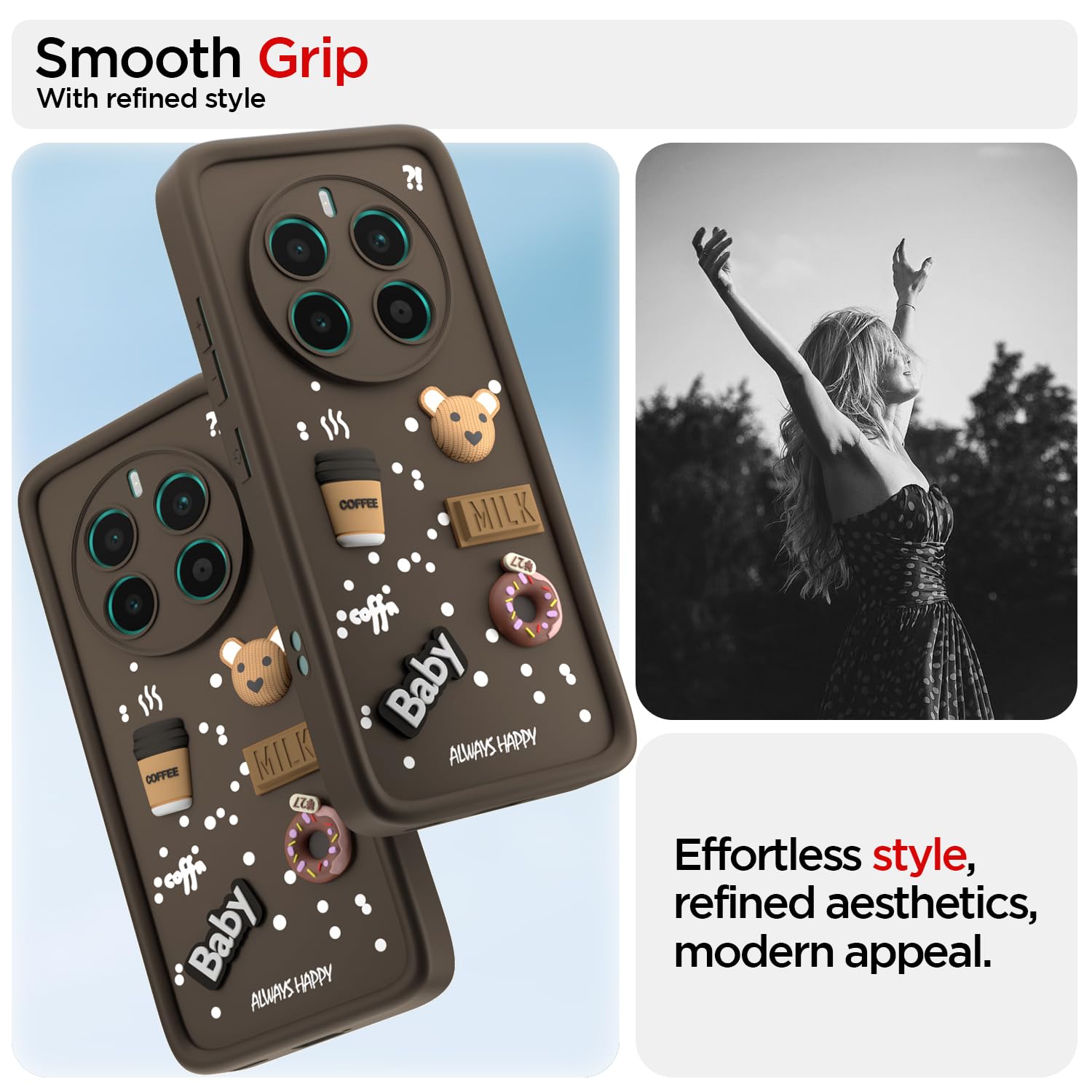 Pikkme brown Silicone back cover for Realme 12 Plus/P1/Narzo 70/70 Pro 5G – photo 2