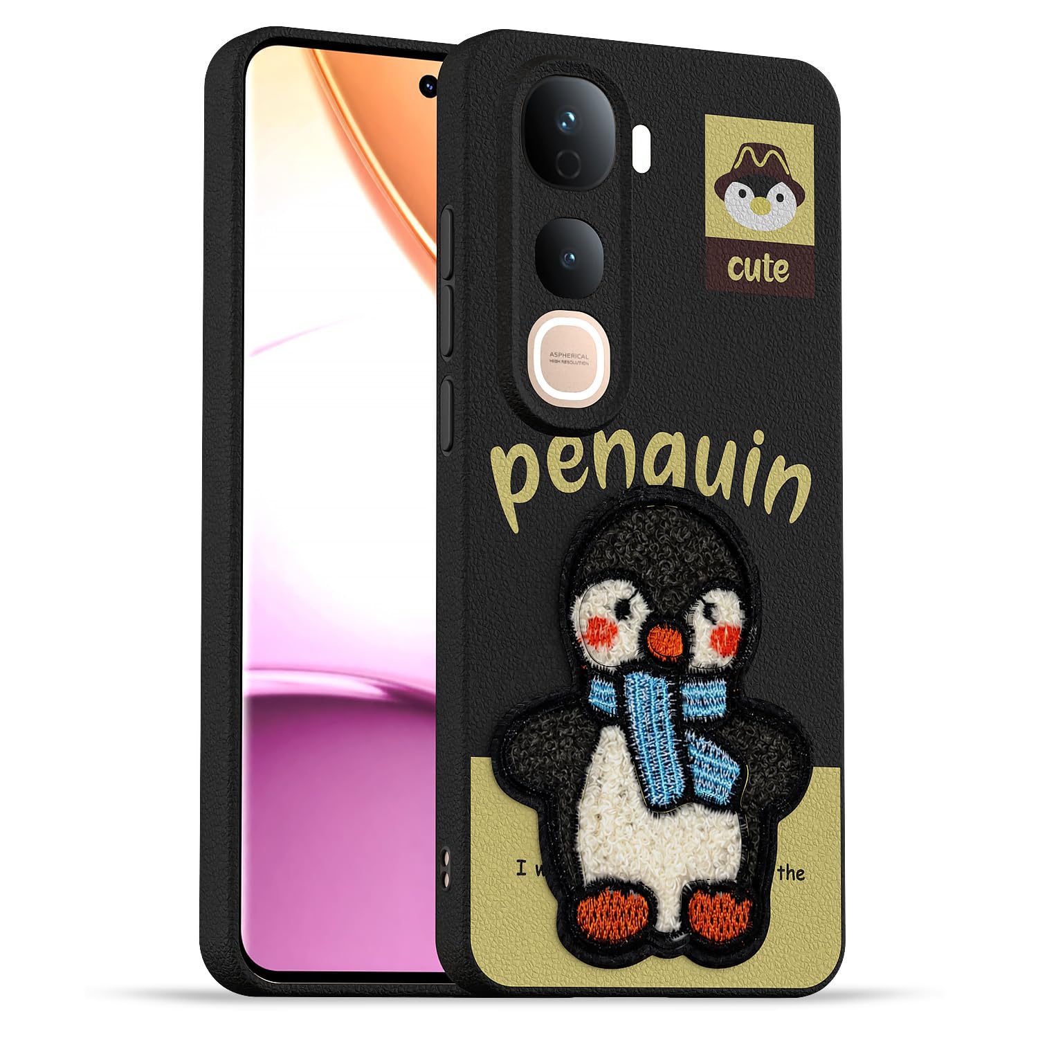 Pikkme Vivo Y400 Pro 5G black mobile cover