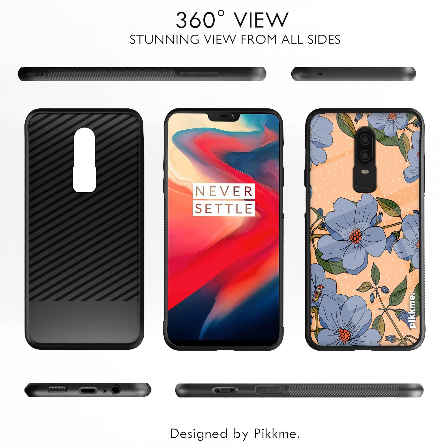 OnePlus 6 Flower back cover by Pikkme – photo 2