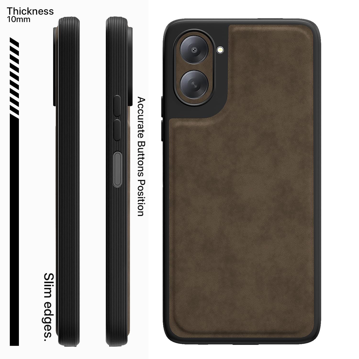 Pikkme Redmi A7 5G coffee mobile back cover – photo 3