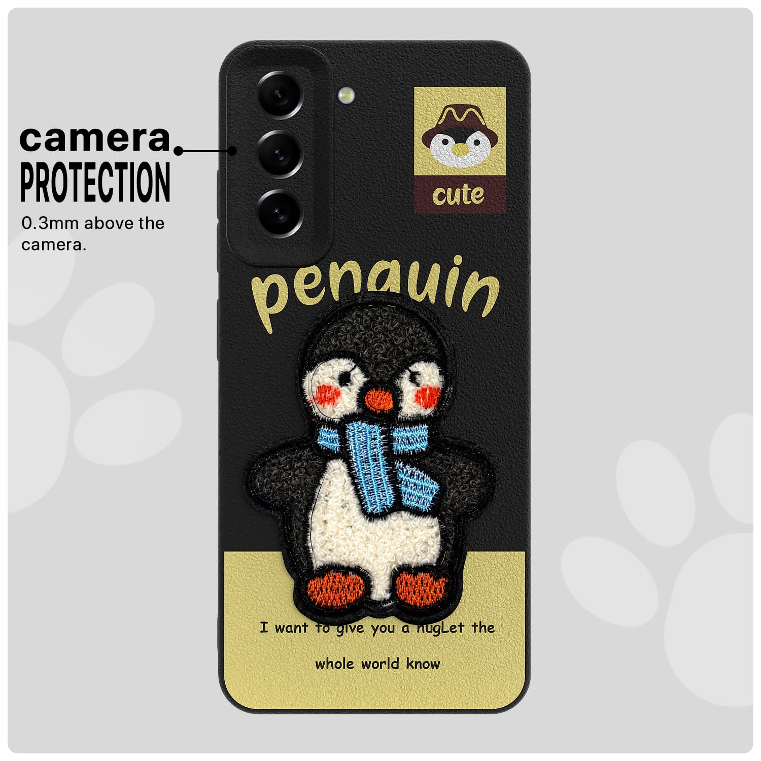 Black Plush Patch phone cover for Samsung S21 FE 5G – Pikkme – photo 6