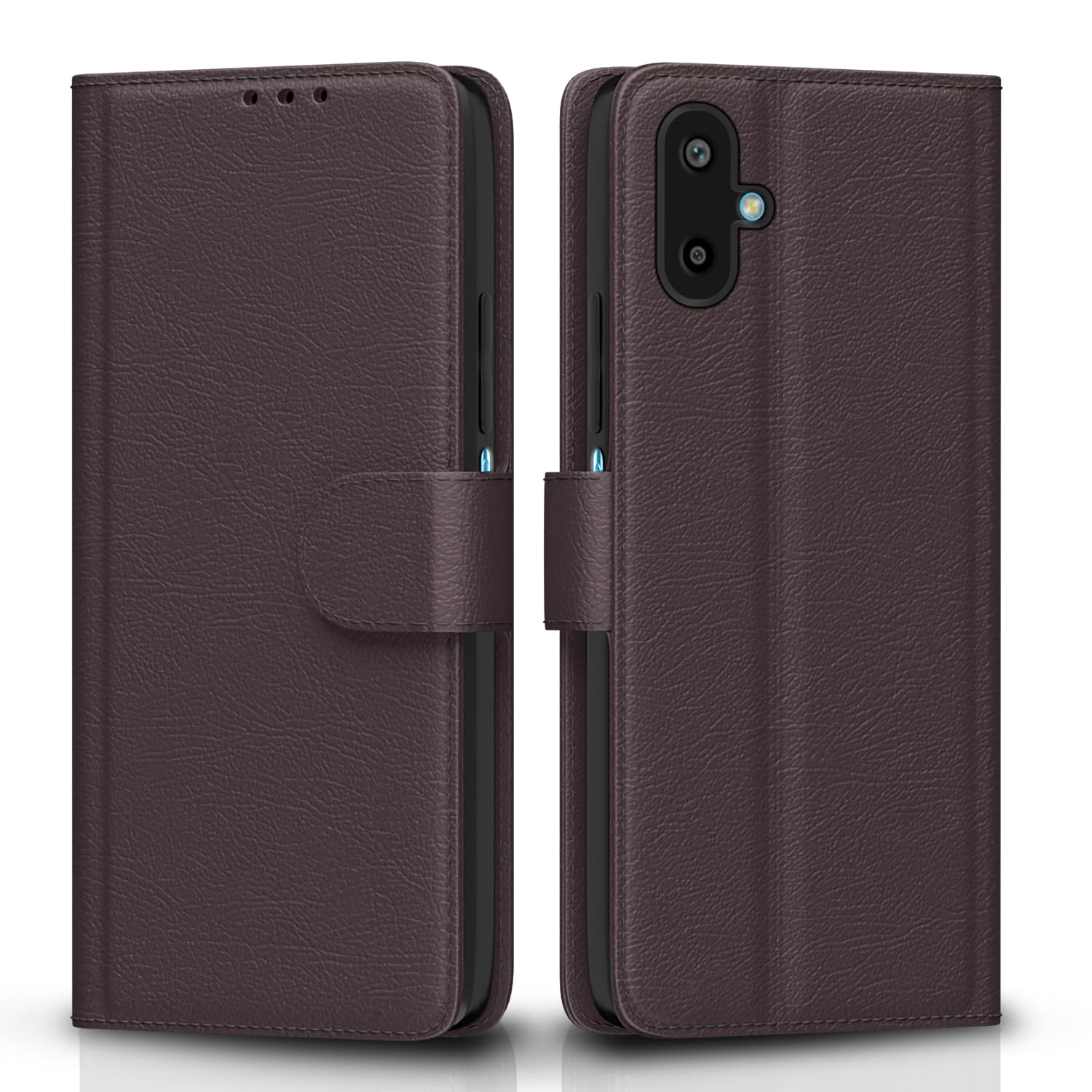 Pikkme Samsung Galaxy F06 5G / M06 5G Vintage Flip Cover (Coffee)