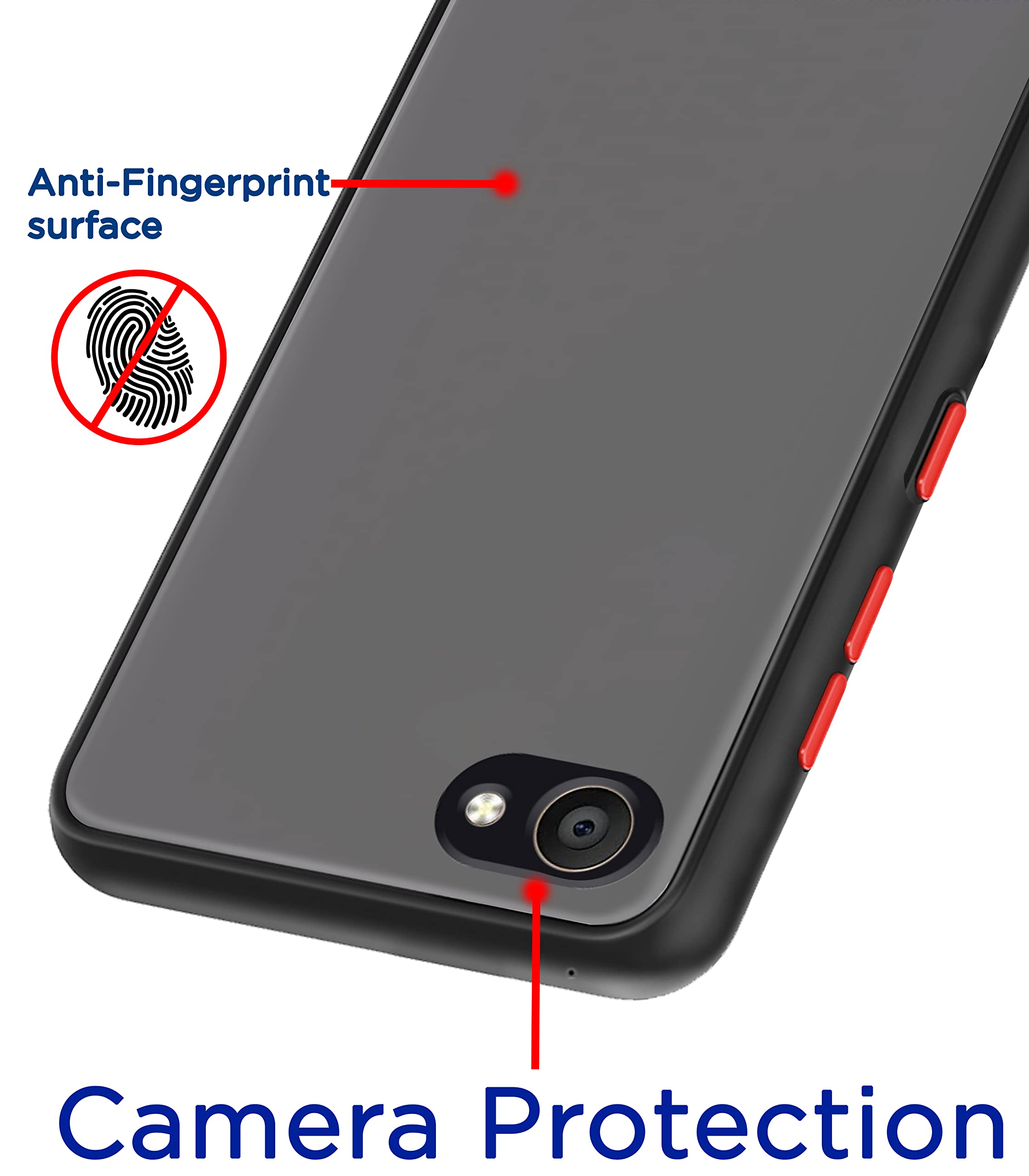 Vivo Y55 phone cover in black by Pikkme – photo 2