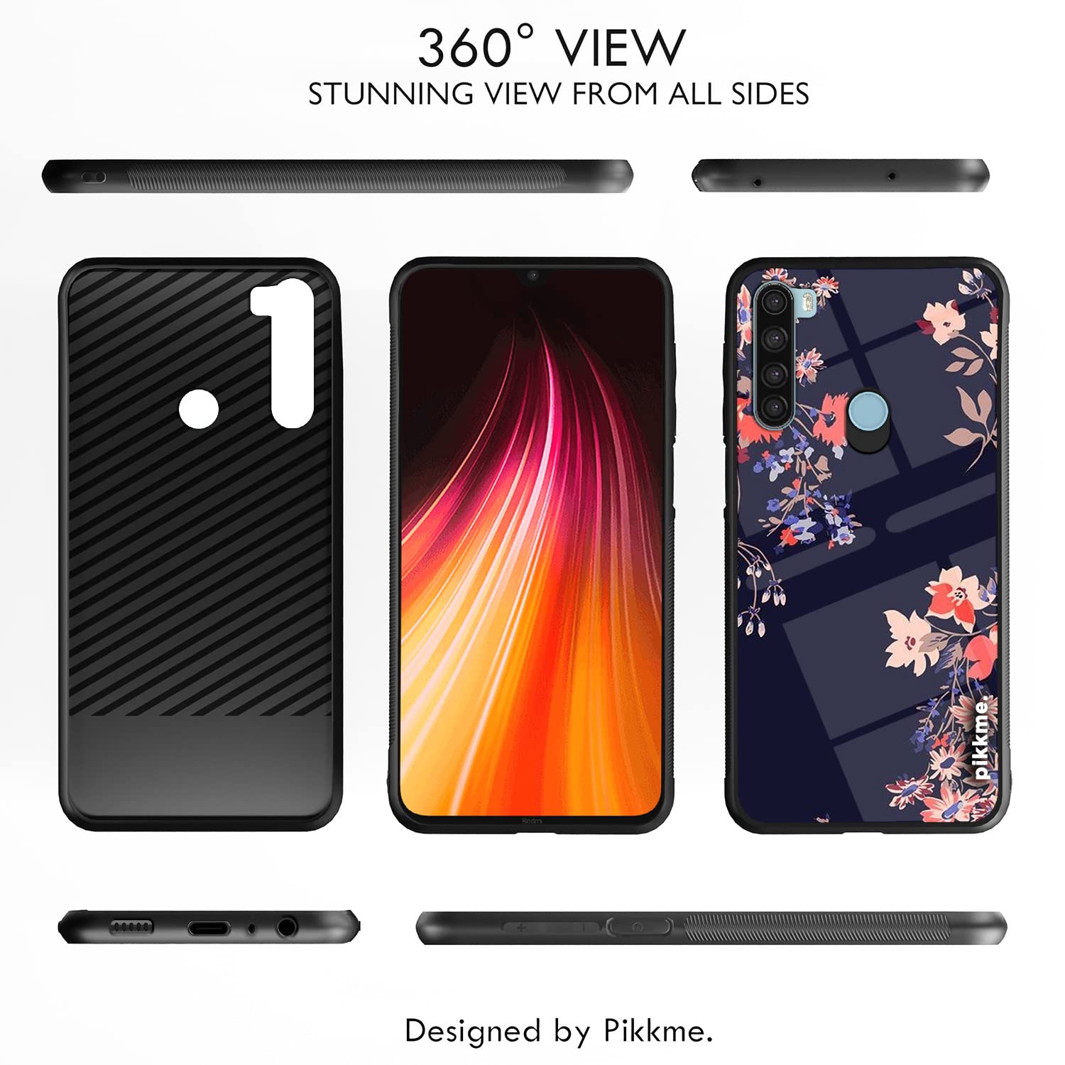 Flower Mobile back cover for Redmi Note 8 – Pikkme – photo 2