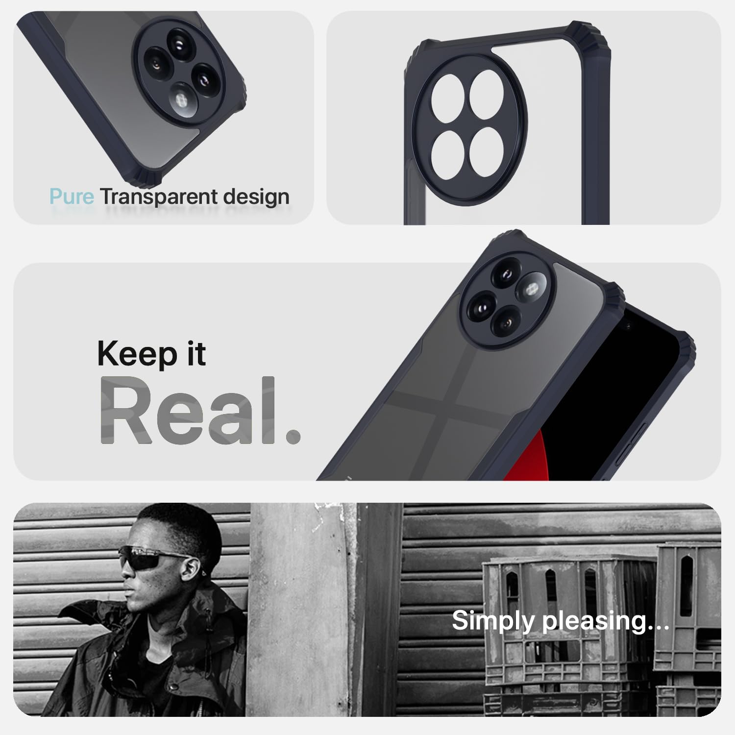 Pikkme blue Clear back cover for Xiaomi Civi 4 Pro/14 Civi 5G – photo 4