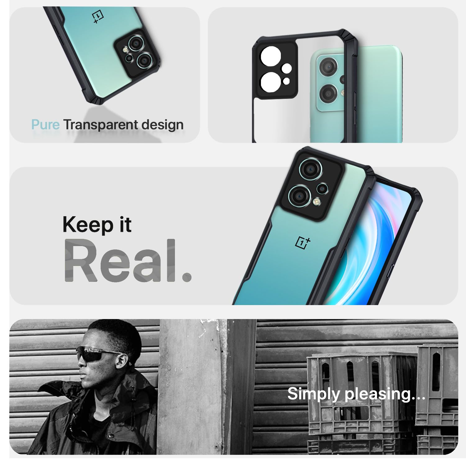 Black phone cover for OnePlus Nord CE 2 Lite 5G – Pikkme – photo 4