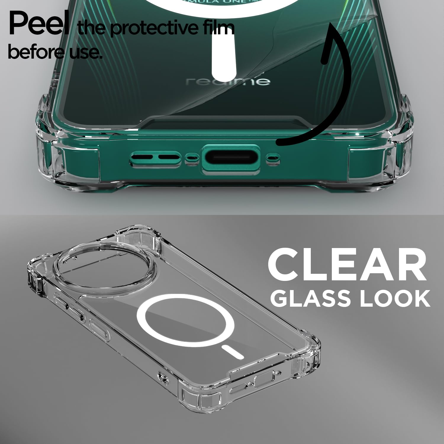 Realme GT 8 Pro 5G back cover in transparent mag-safe by Pikkme – photo 3
