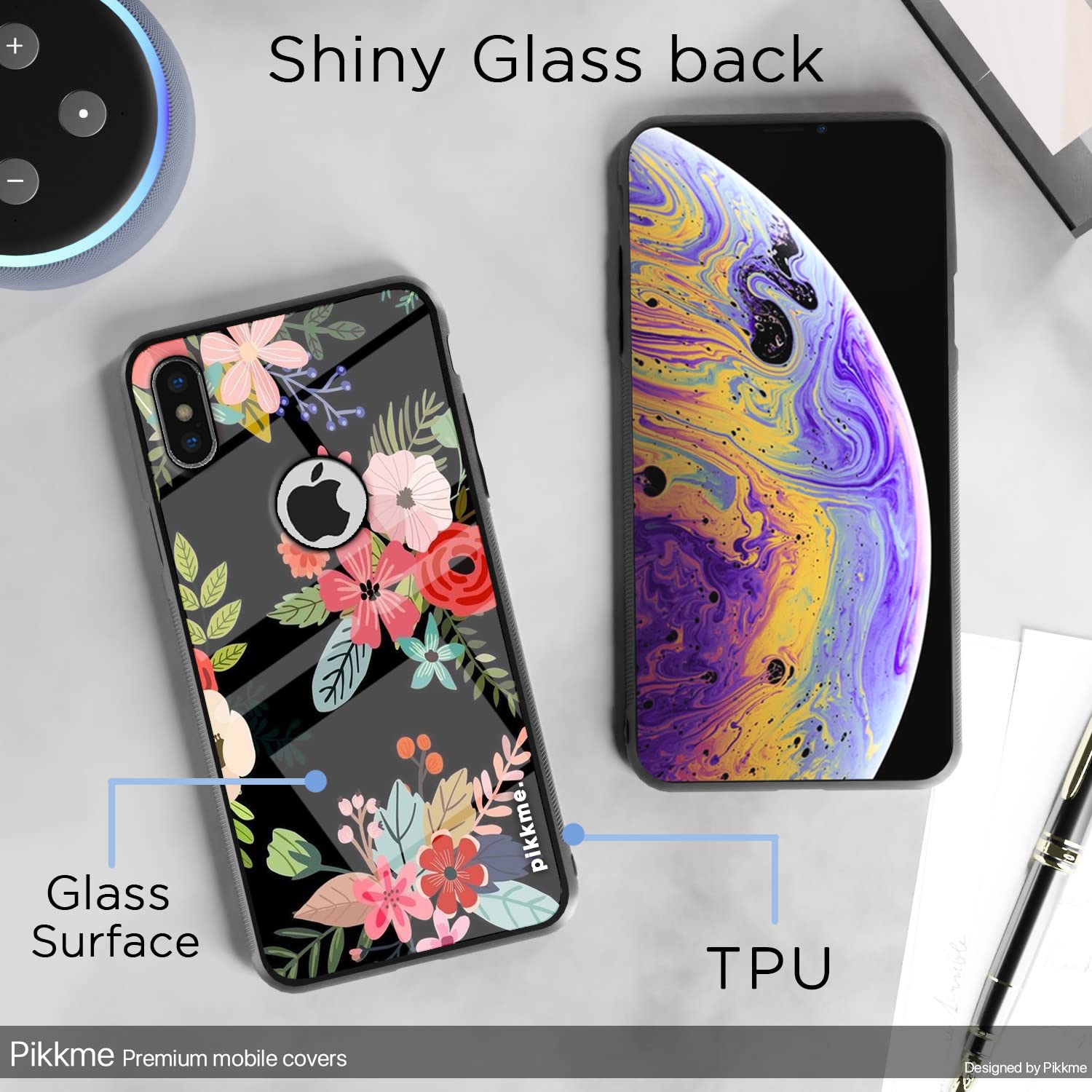 iPhone X/XS Flower back cover by Pikkme – photo 3