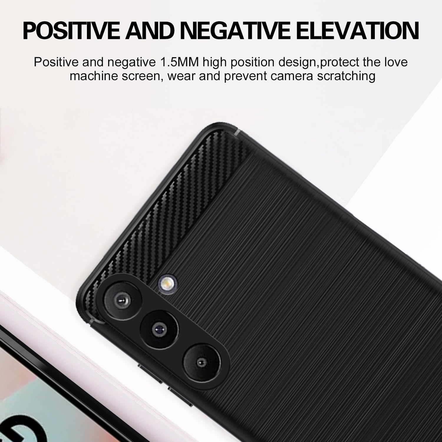 Samsung M16 5G Hybrid mobile back cover in black by Pikkme – photo 6