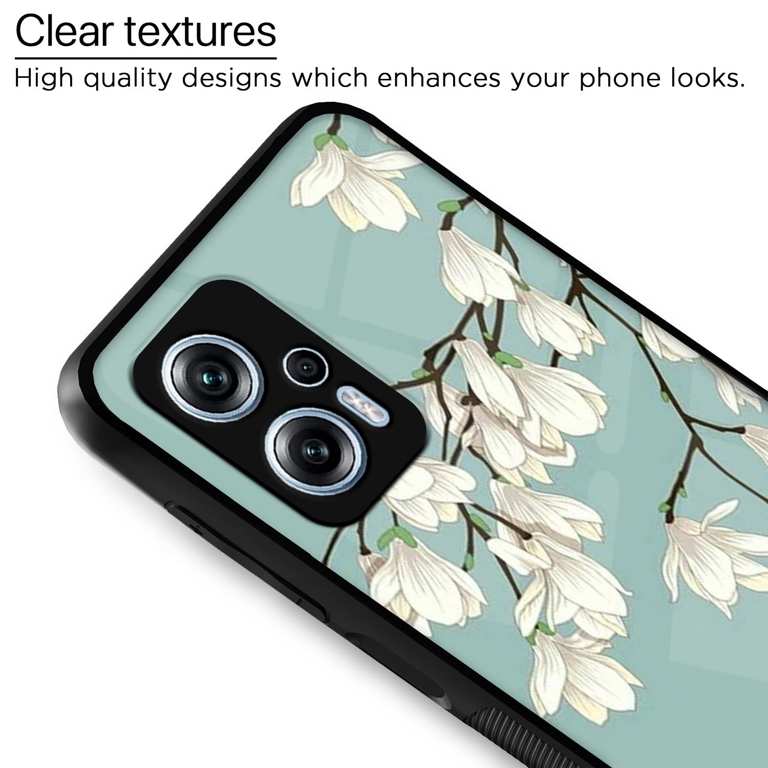 Pikkme Flower back cover for Redmi K50i 5G – photo 4