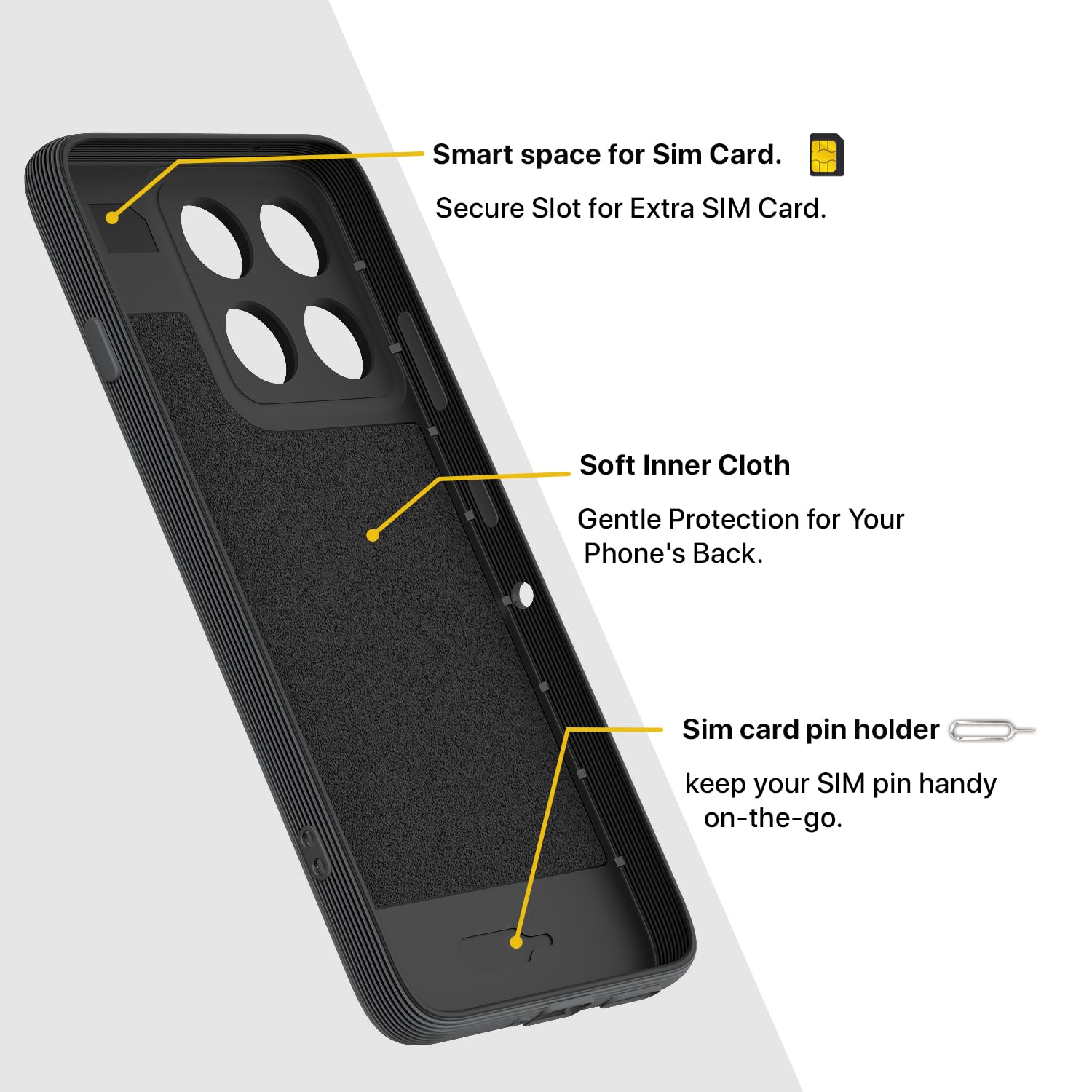 Pikkme Moto Edge 70 5G Silicone grey mobile cover – photo 6