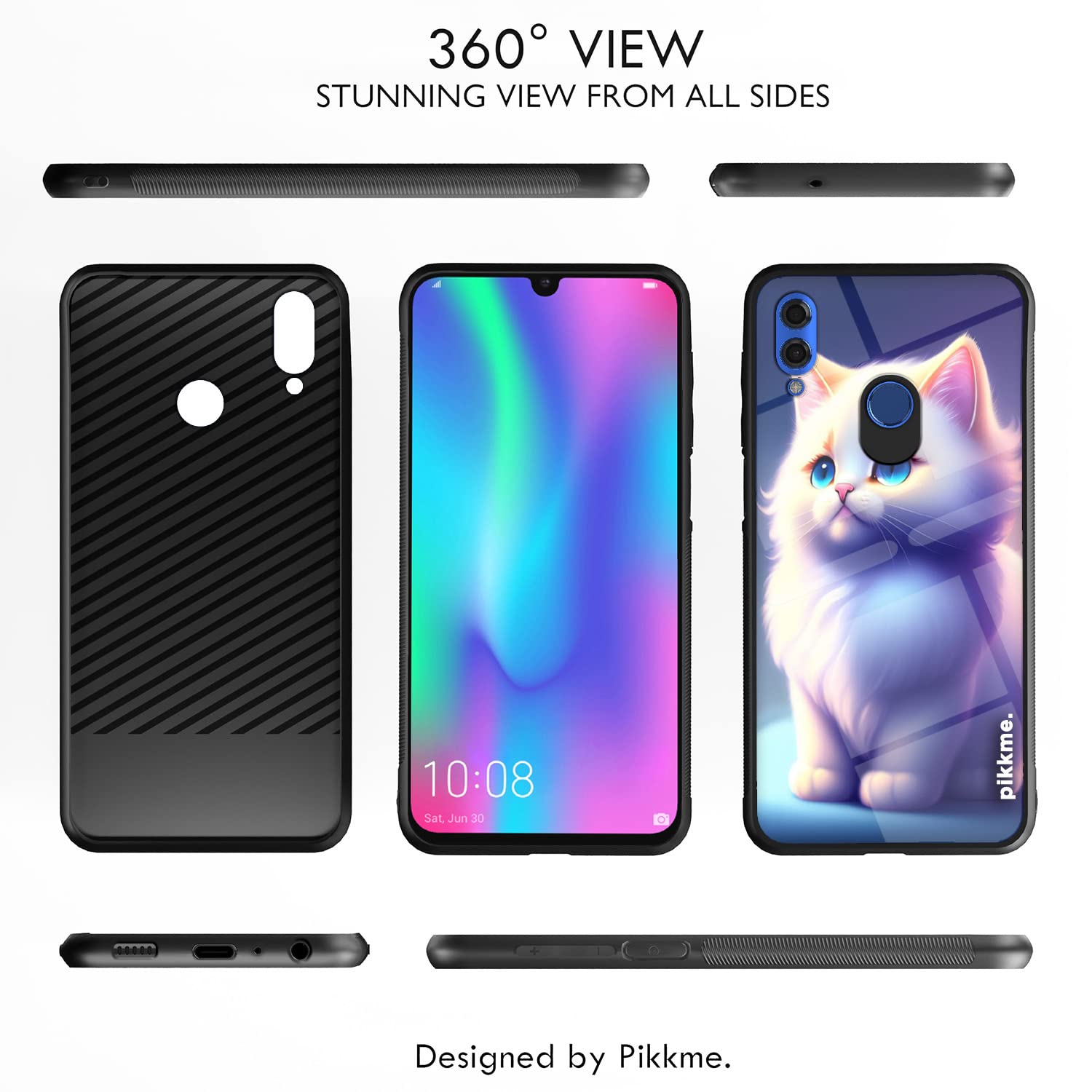 Pikkme Honor 10 Lite Cat back cover – photo 2