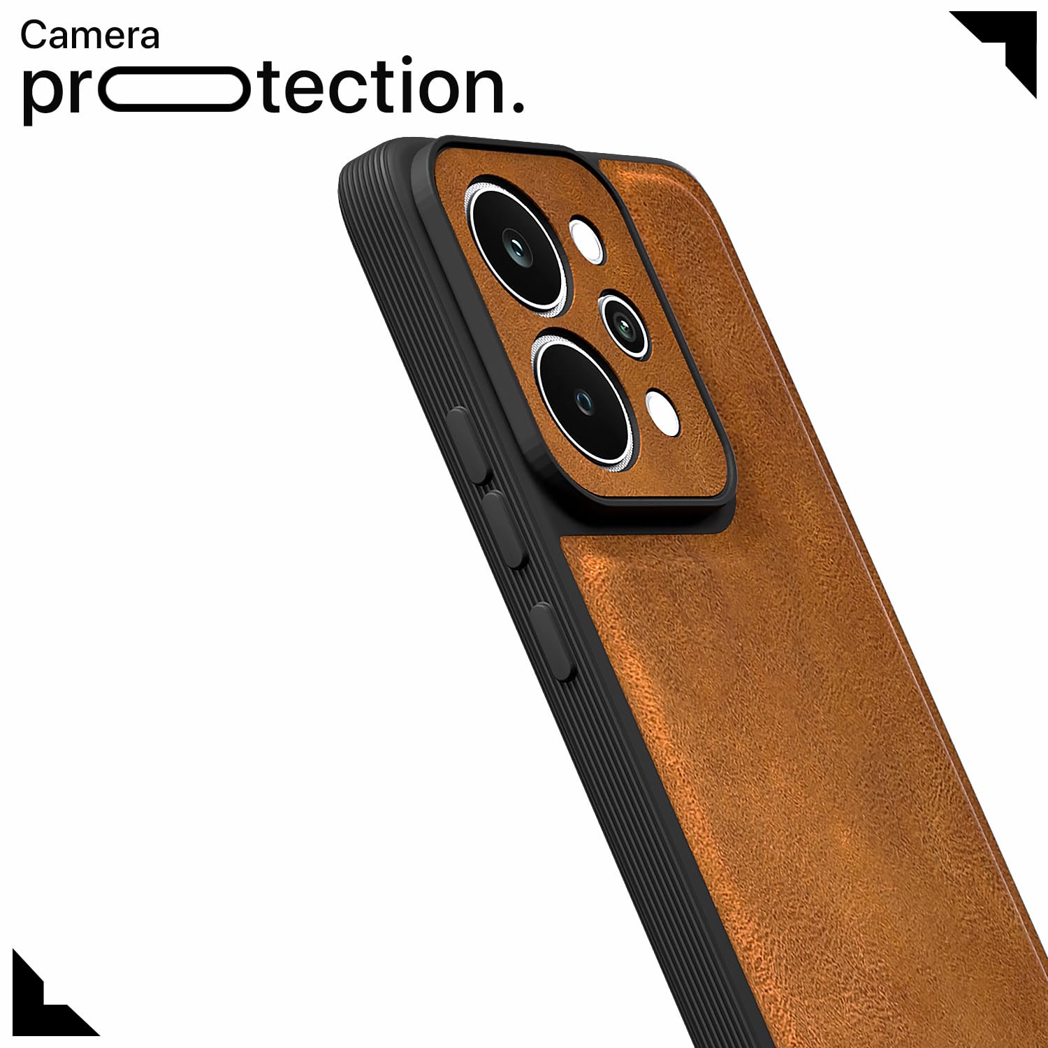 Pikkme brown Leather phone cover for Realme P4 Power 5G – photo 5