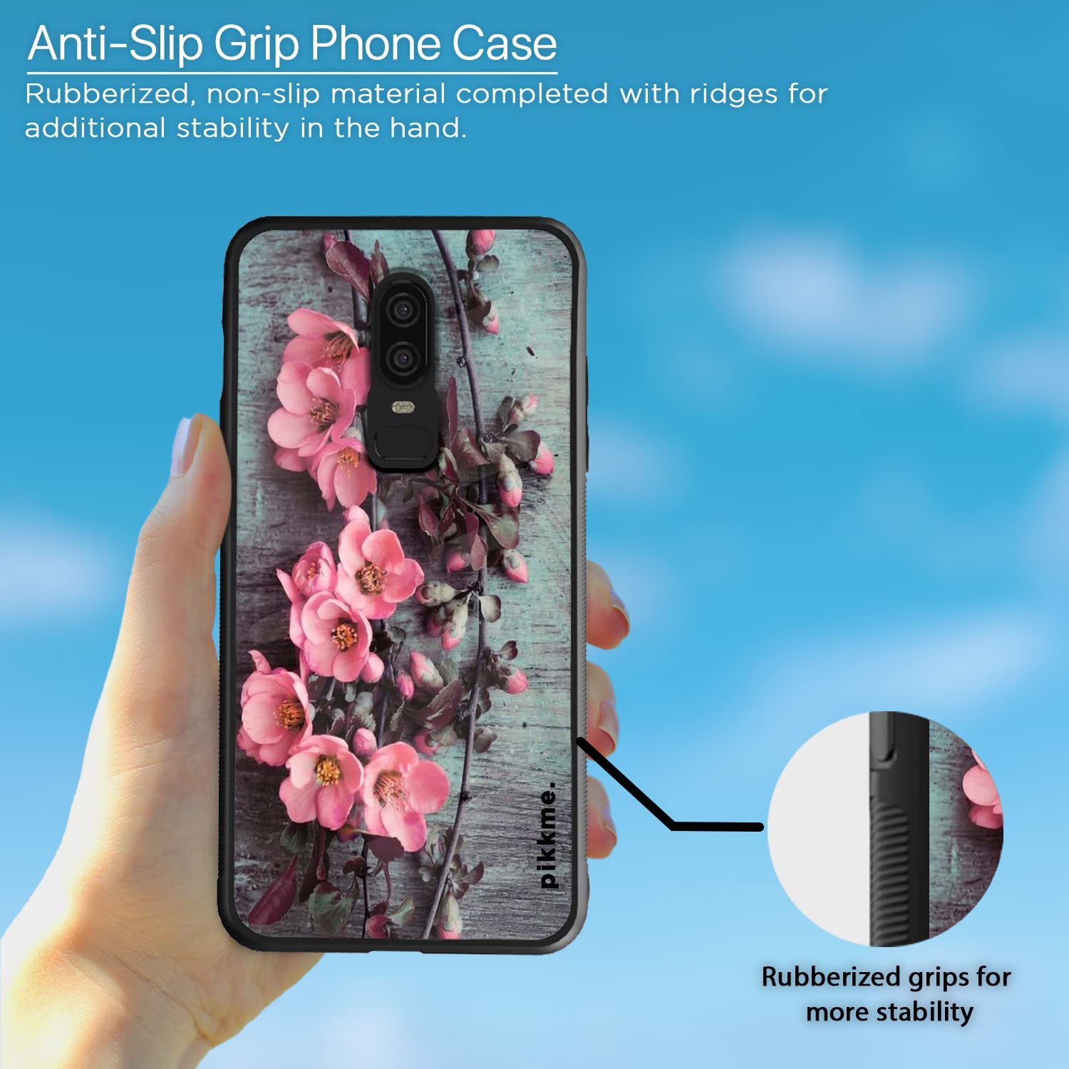 OnePlus 6 Flower mobile cover by Pikkme – photo 5