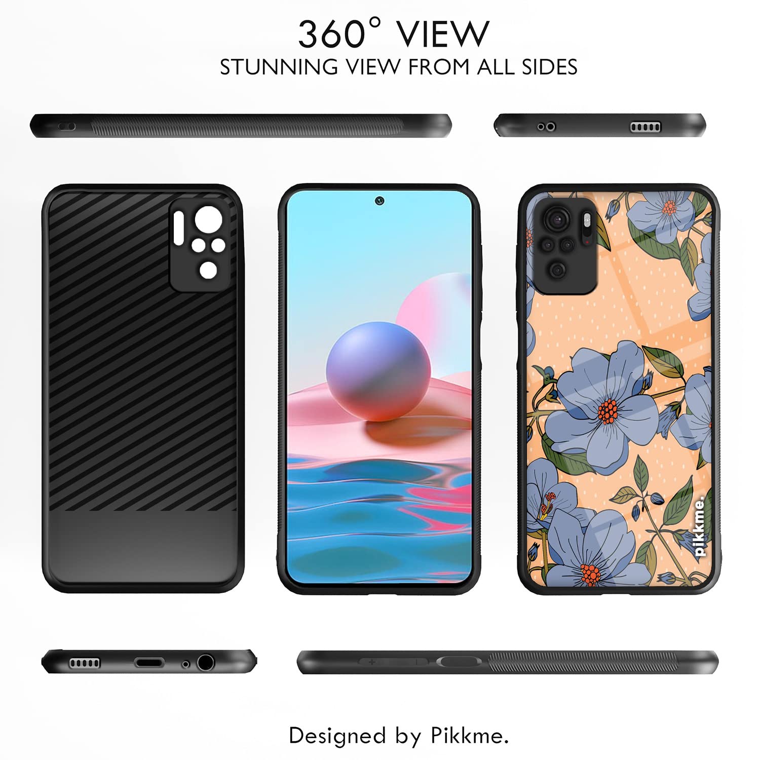 Redmi Note 10/Note 10s Flower phone cover by Pikkme – photo 2