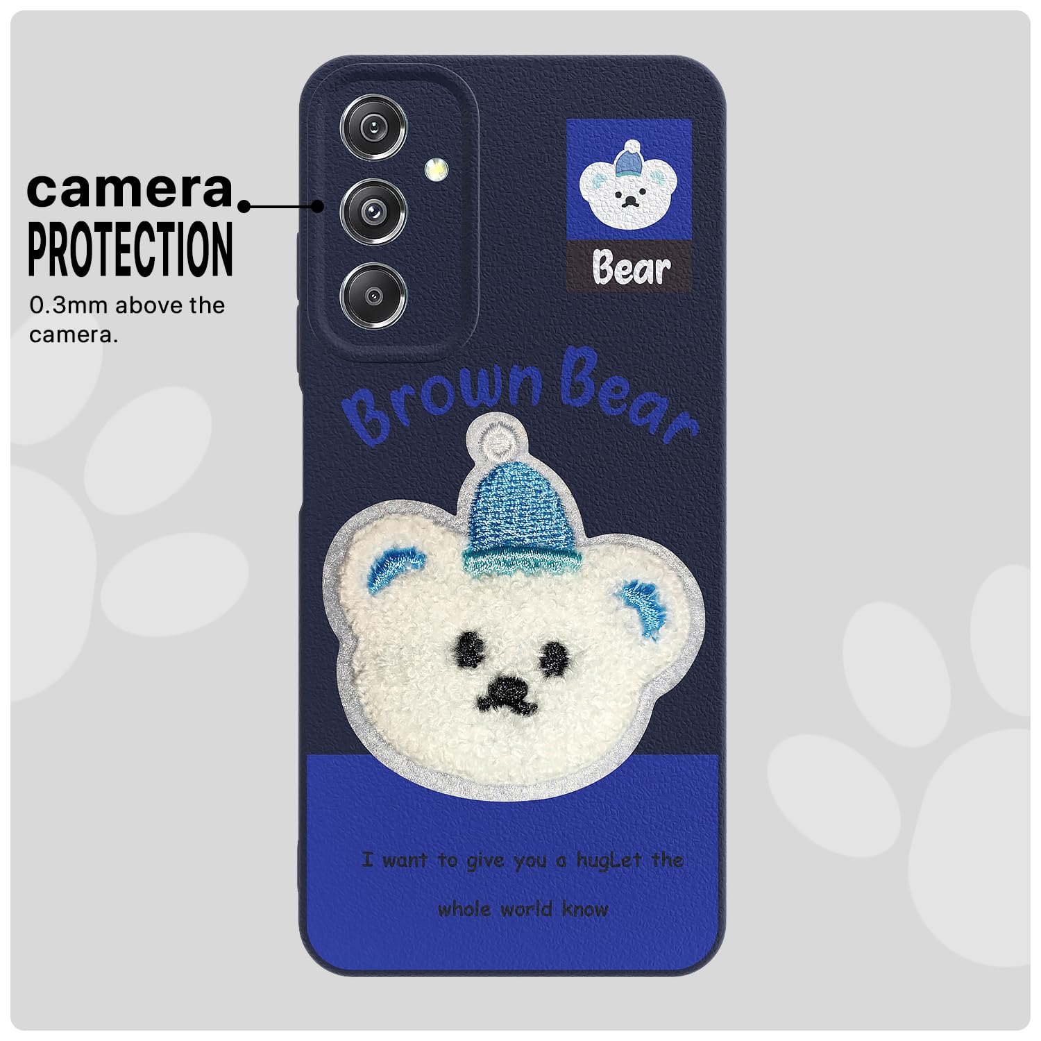 Samsung M34 5G mobile back cover in blue by Pikkme – photo 6