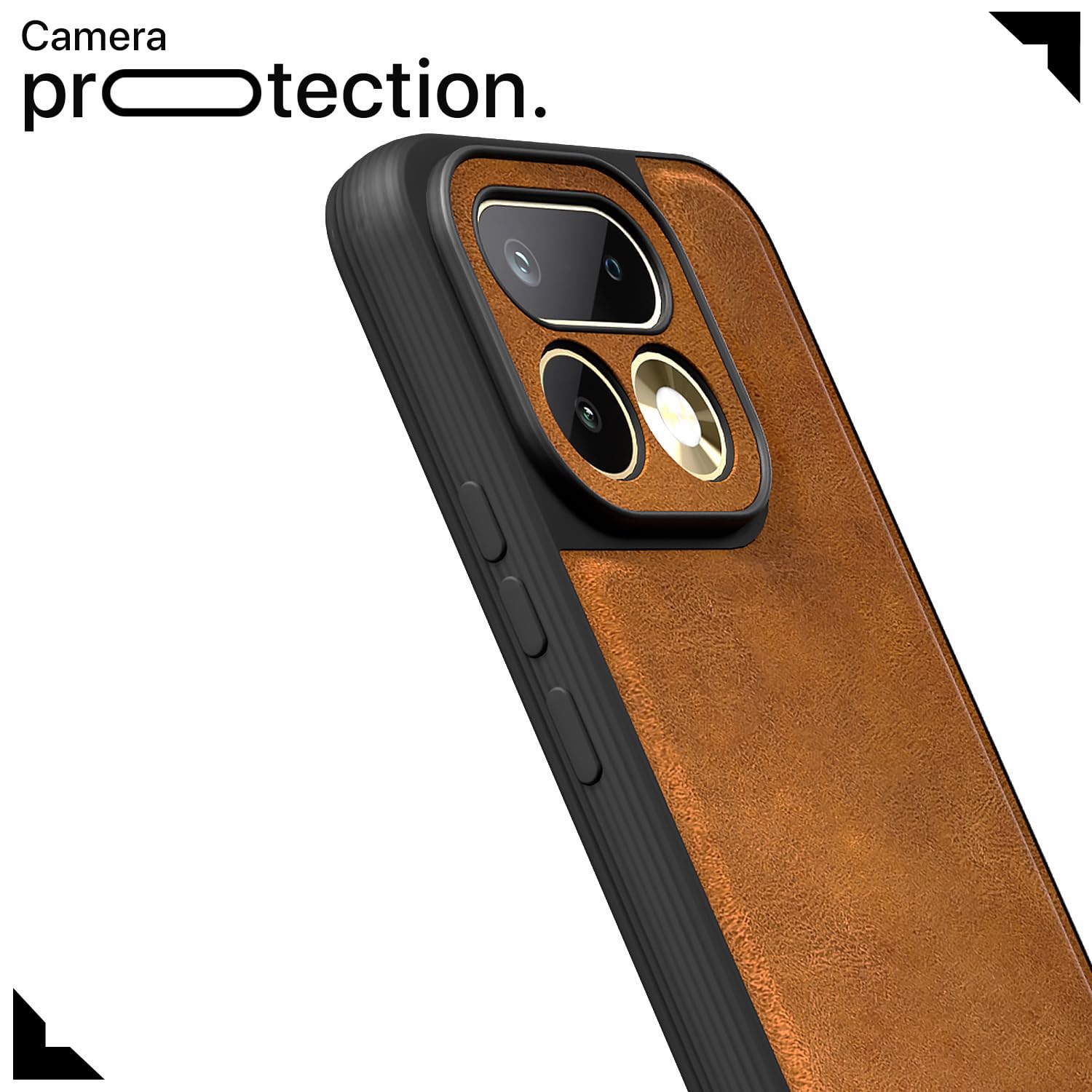 Brown Leather mobile cover for Realme 16 Pro 5G – Pikkme – photo 5